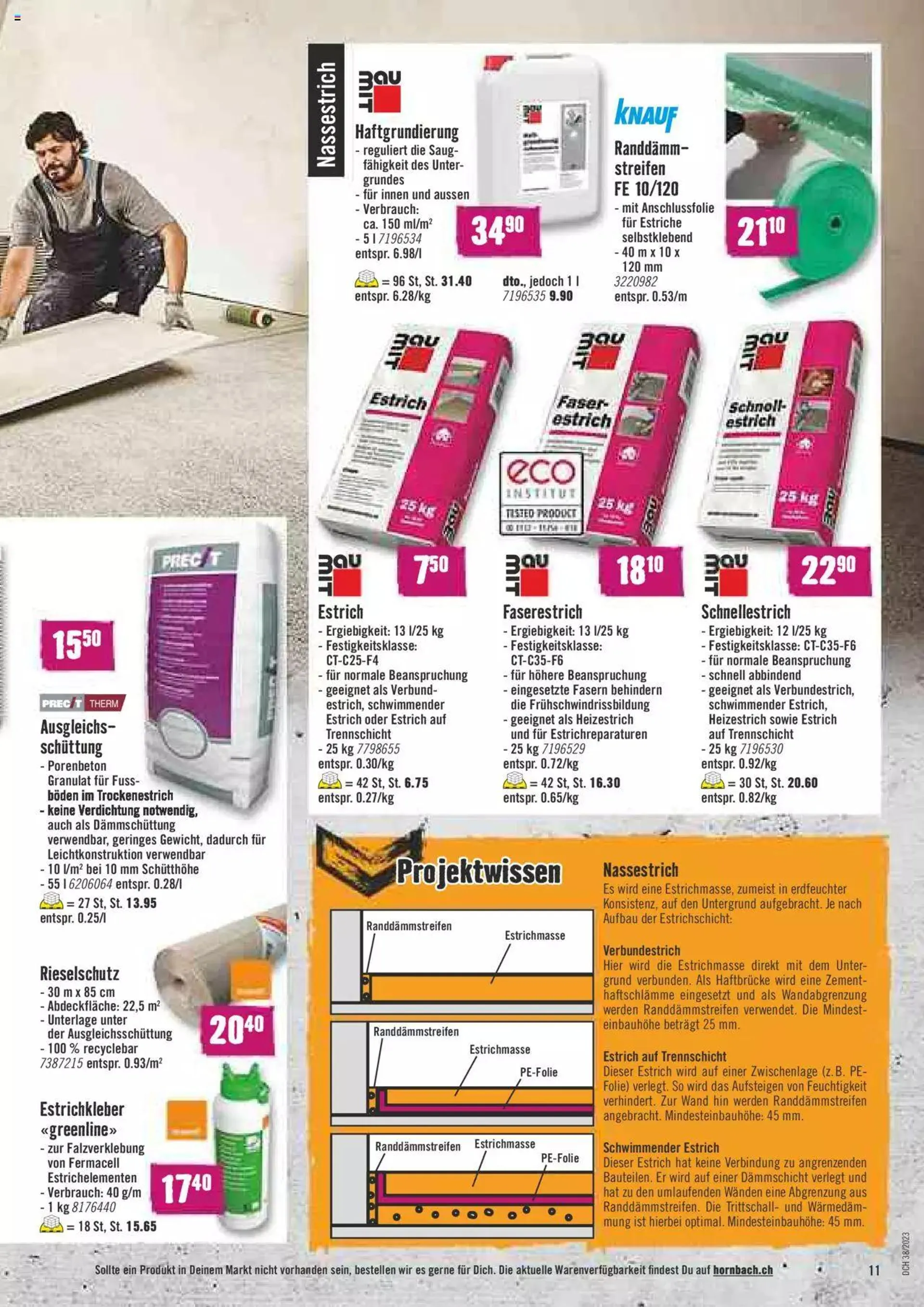 Hornbach Aktionen von 20. September bis 16. Oktober 2023 - Prospekt seite  11