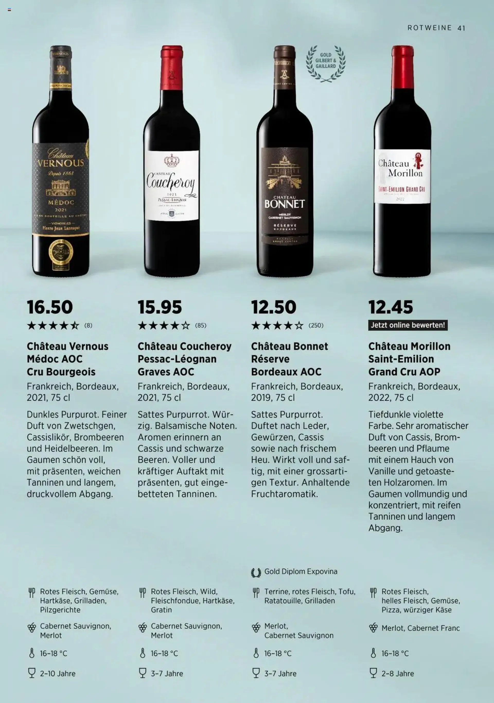 Denner Aktionen Wine Guide 2024/2025 von 11. September bis 31. Dezember 2024 - Prospekt seite  41