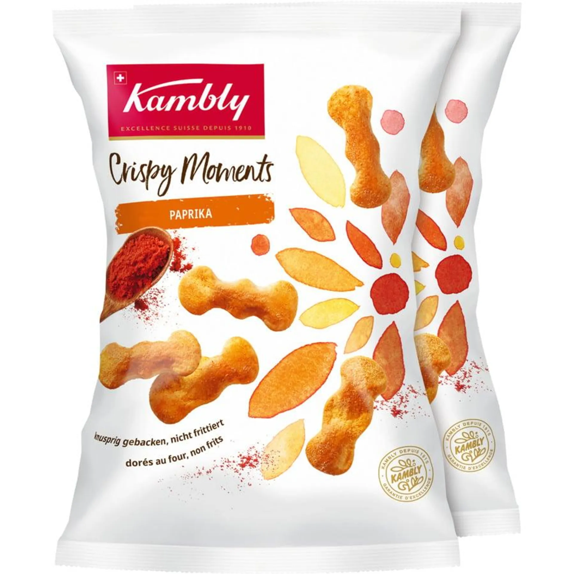 Kambly Crispy Moments Paprika 2 x 100 g