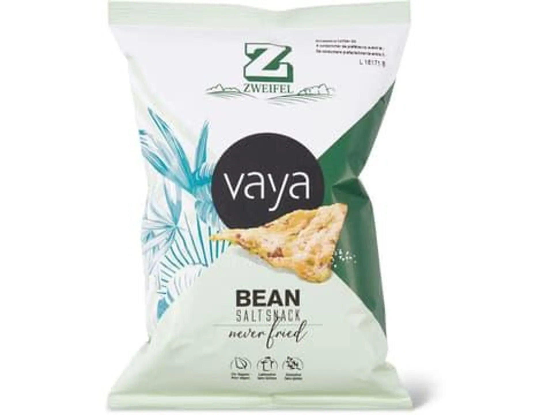 Zweifel Vaya · Chips Snack · Erbsen gesalzen