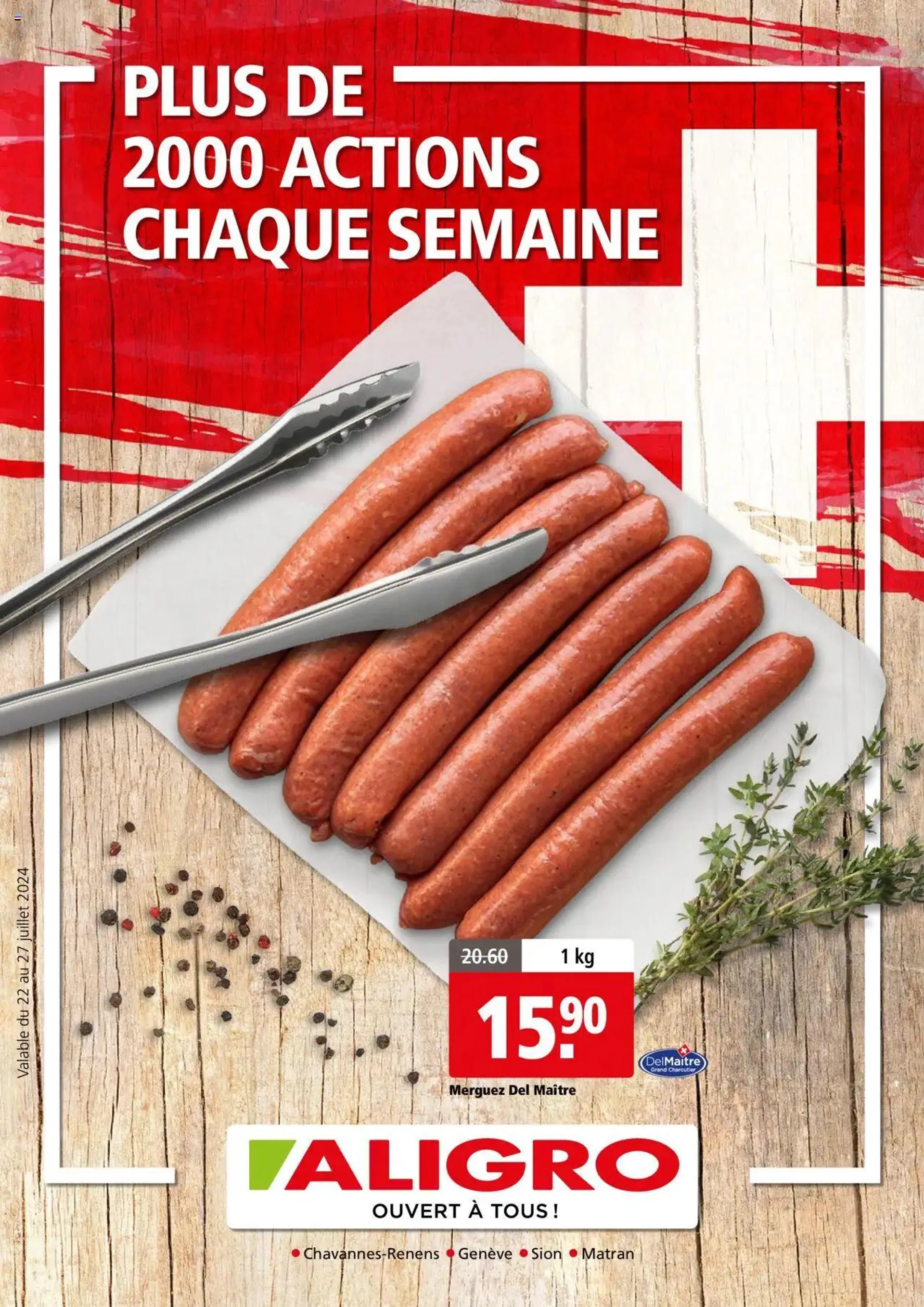 Aligro Dokumente Gourmetkunden - Chavannes, Matran, Genf, Sitten - 0