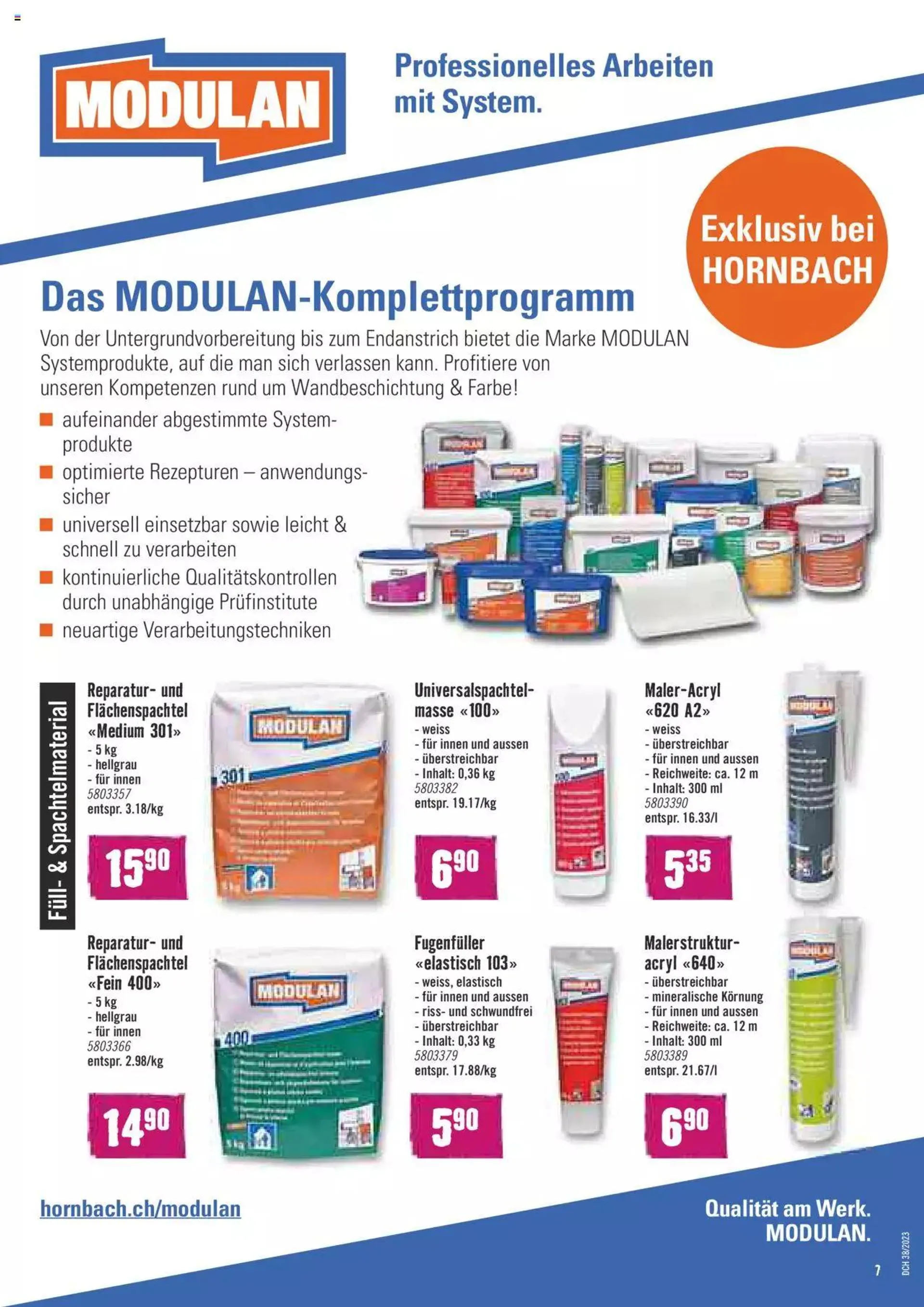 Hornbach Aktionen von 20. September bis 16. Oktober 2023 - Prospekt seite  7