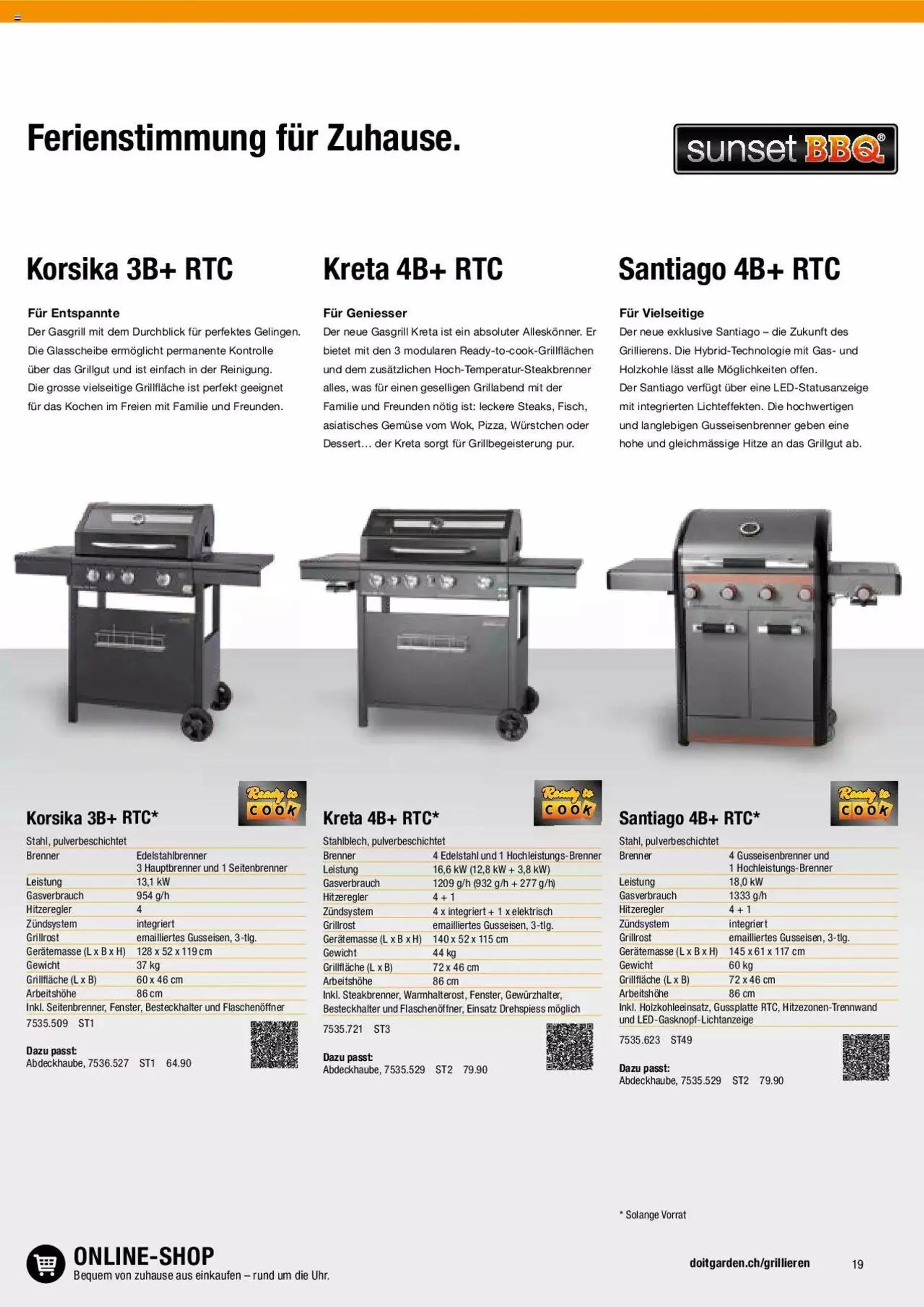DO IT+GARDEN MIGROS Aktionen Grill von 26. Februar bis 31. Dezember 2024 - Prospekt seite  19