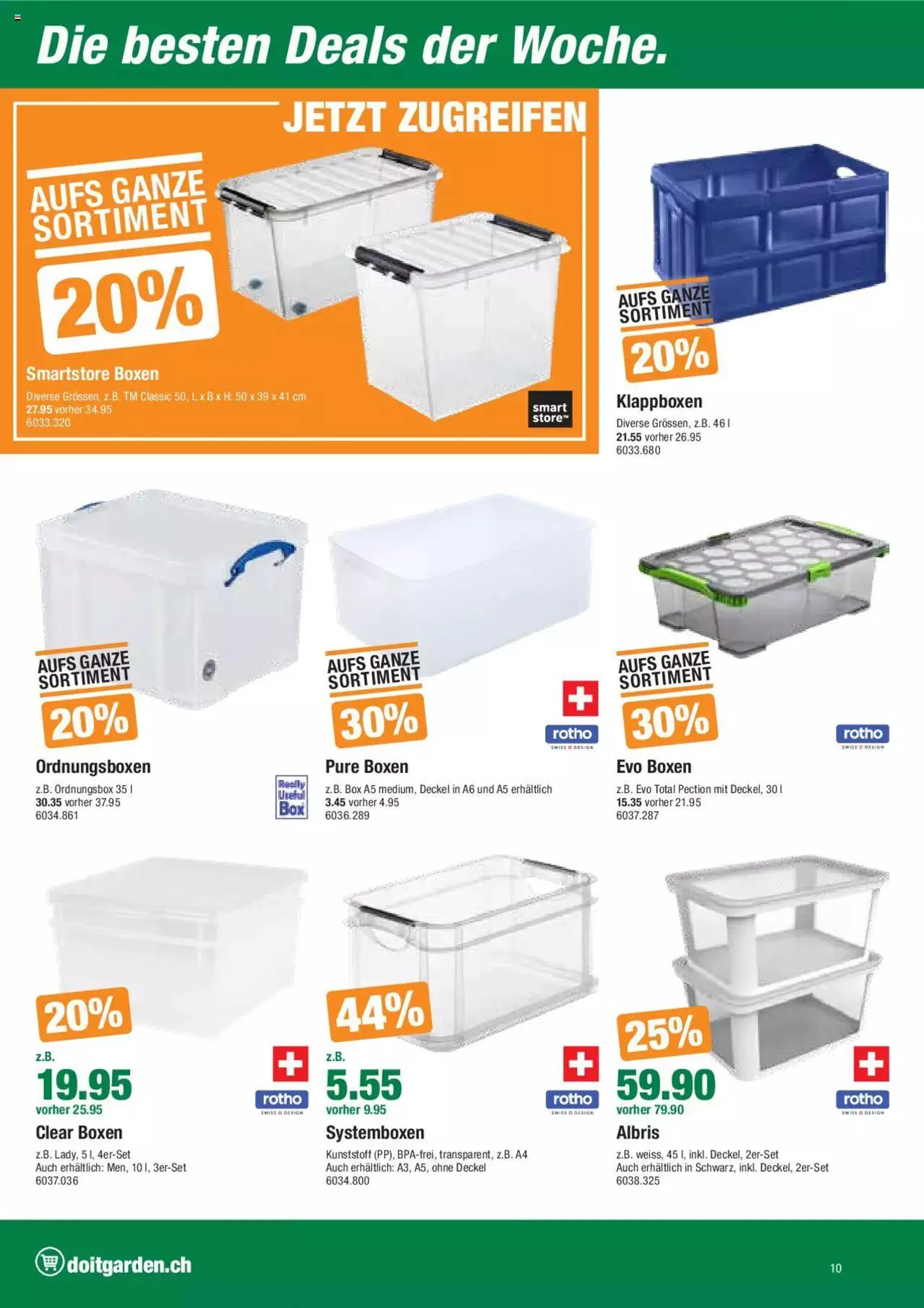 DO IT+GARDEN MIGROS Aktionen von 26. September bis 9. Oktober 2023 - Prospekt seite  10