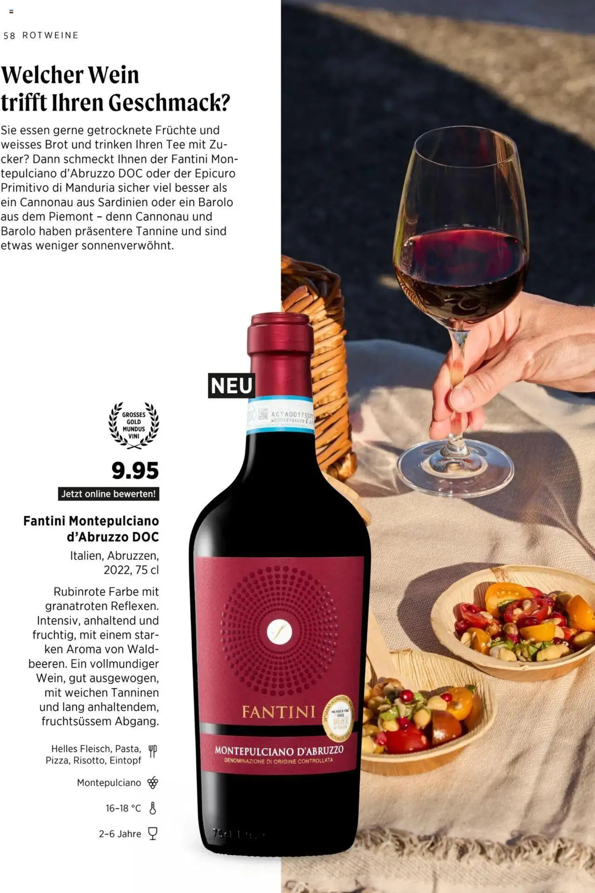 Denner Aktionen Wine Guide 2024/2025 von 11. September bis 31. Dezember 2024 - Prospekt seite  58