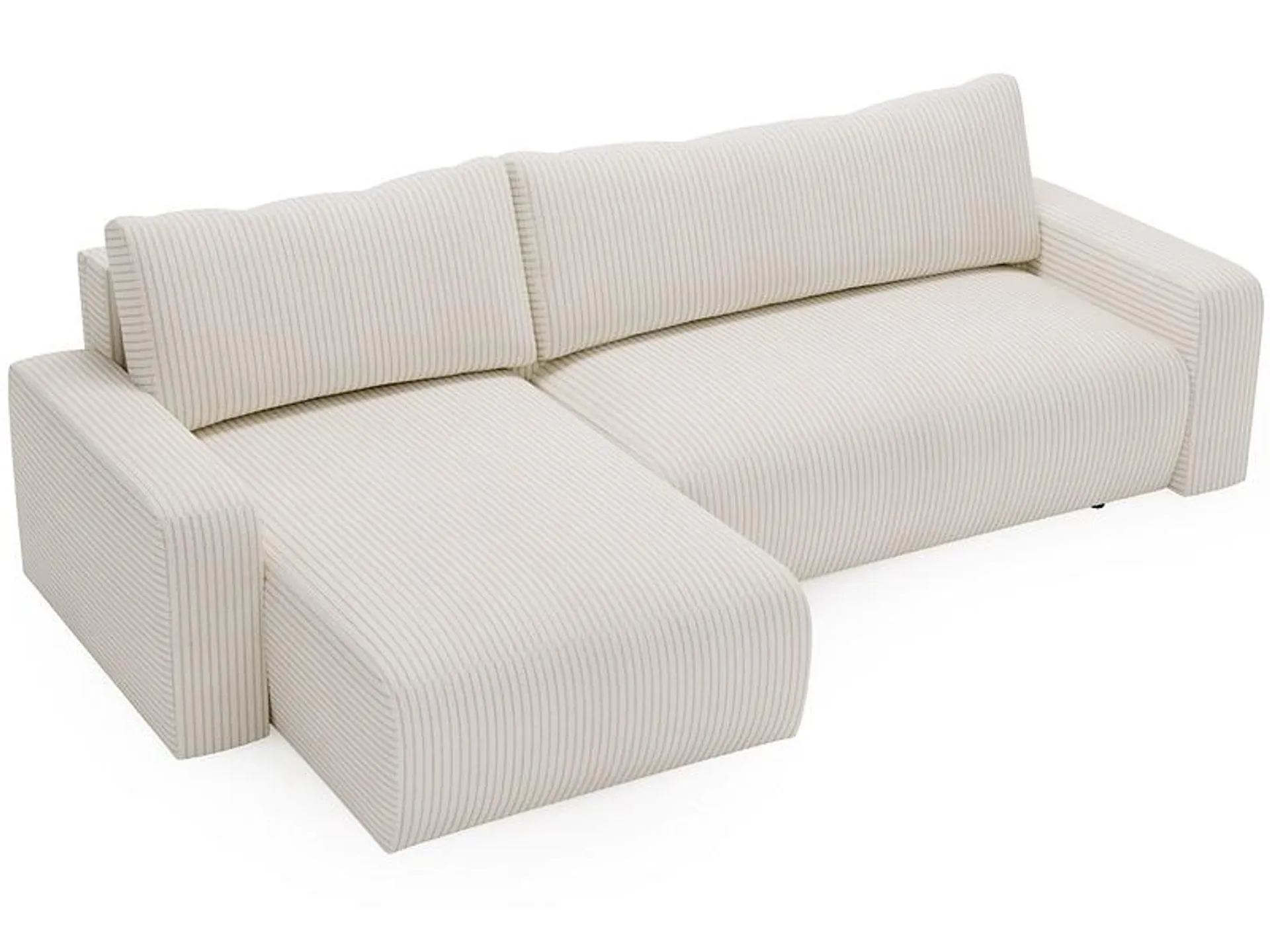 Ecksofa ARAGON Stoff cream