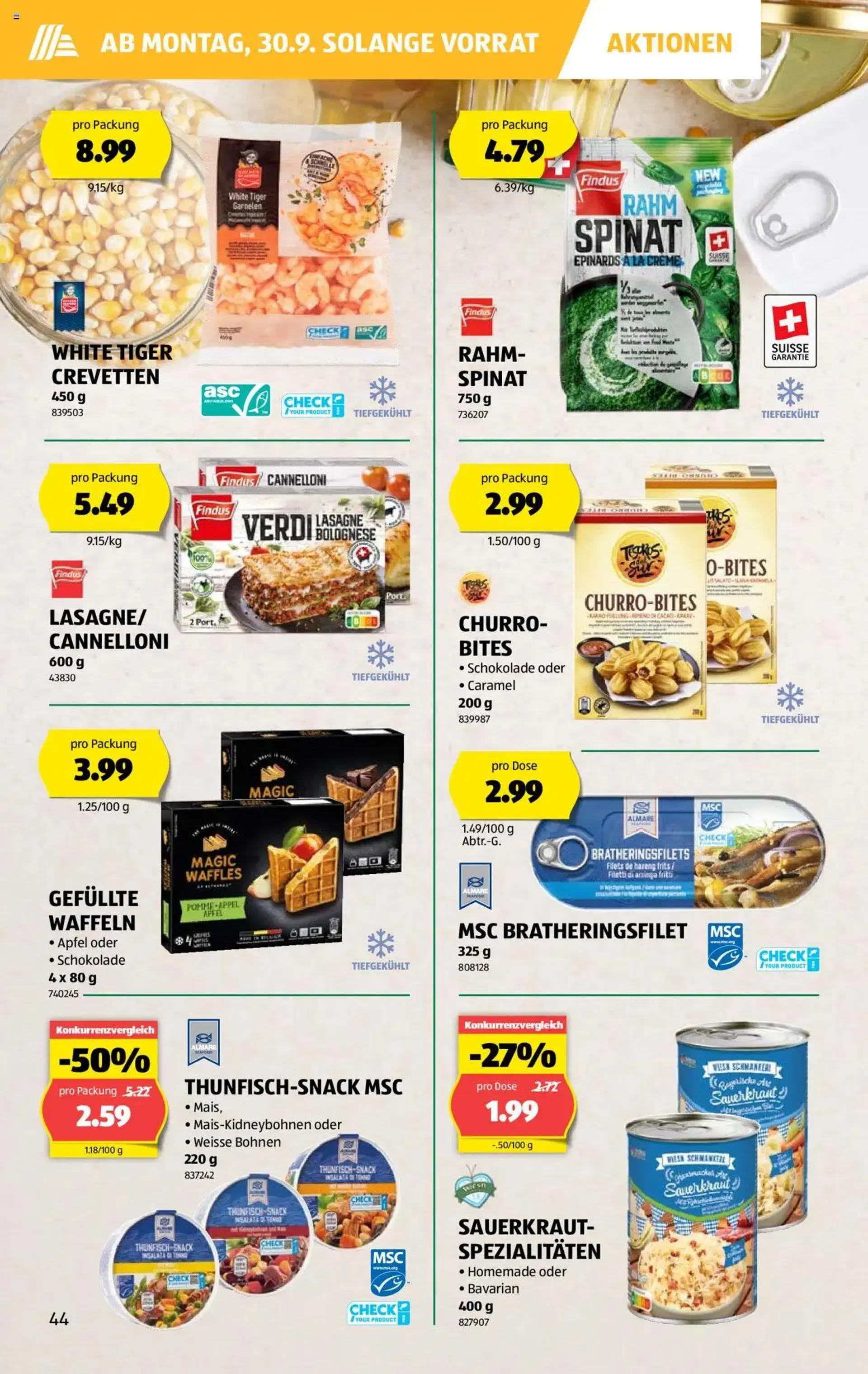 Aldi Aktionen von 26. September bis 2. Oktober 2024 - Prospekt seite  44