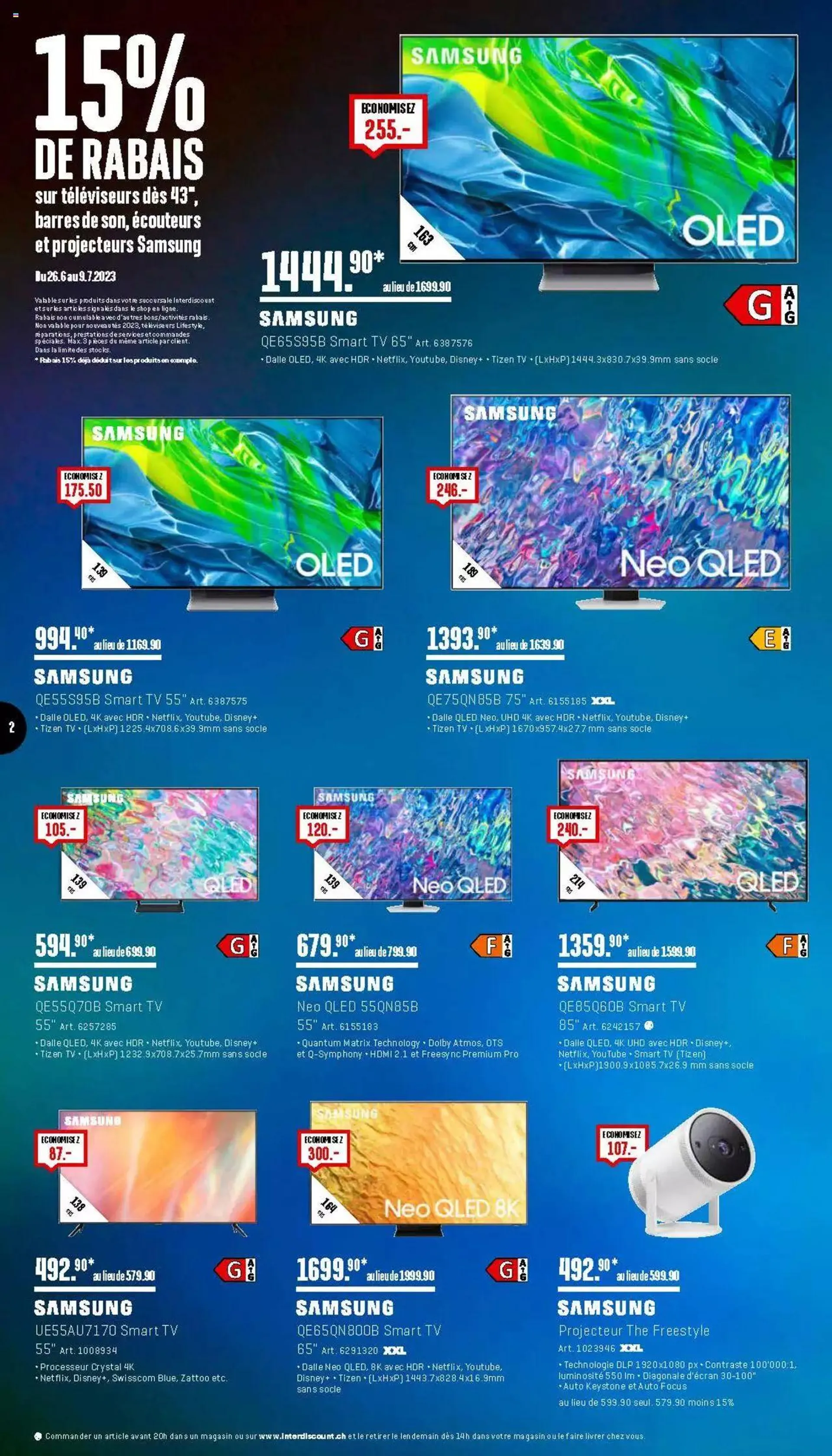 Interdiscount Aktionen FR von 26. Juni bis 31. Dezember 2023 - Prospekt seite  2