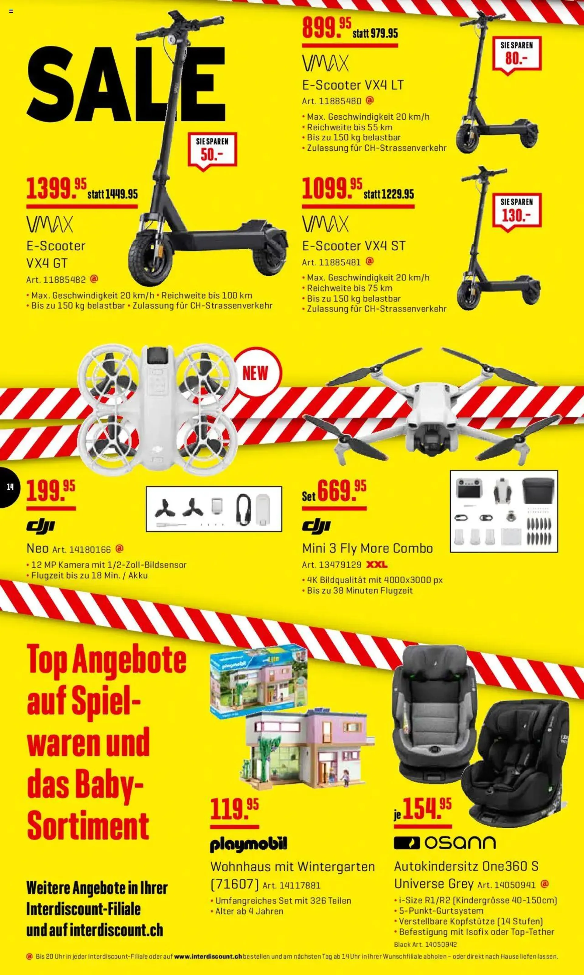 Interdiscount Aktionen von 7. Oktober bis 20. Oktober 2024 - Prospekt seite  14