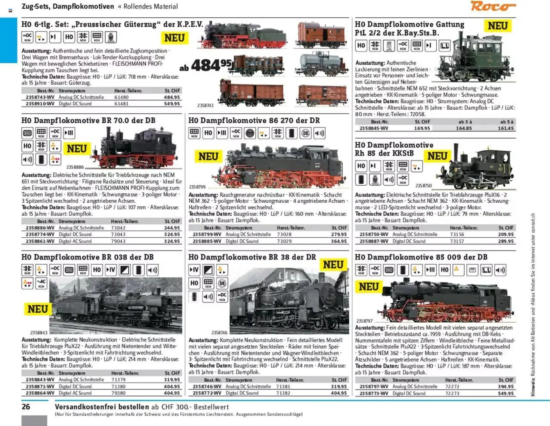 Conrad - Modellbahn 2021/22 von 1. Januar bis 31. Dezember 2023 - Prospekt seite  28