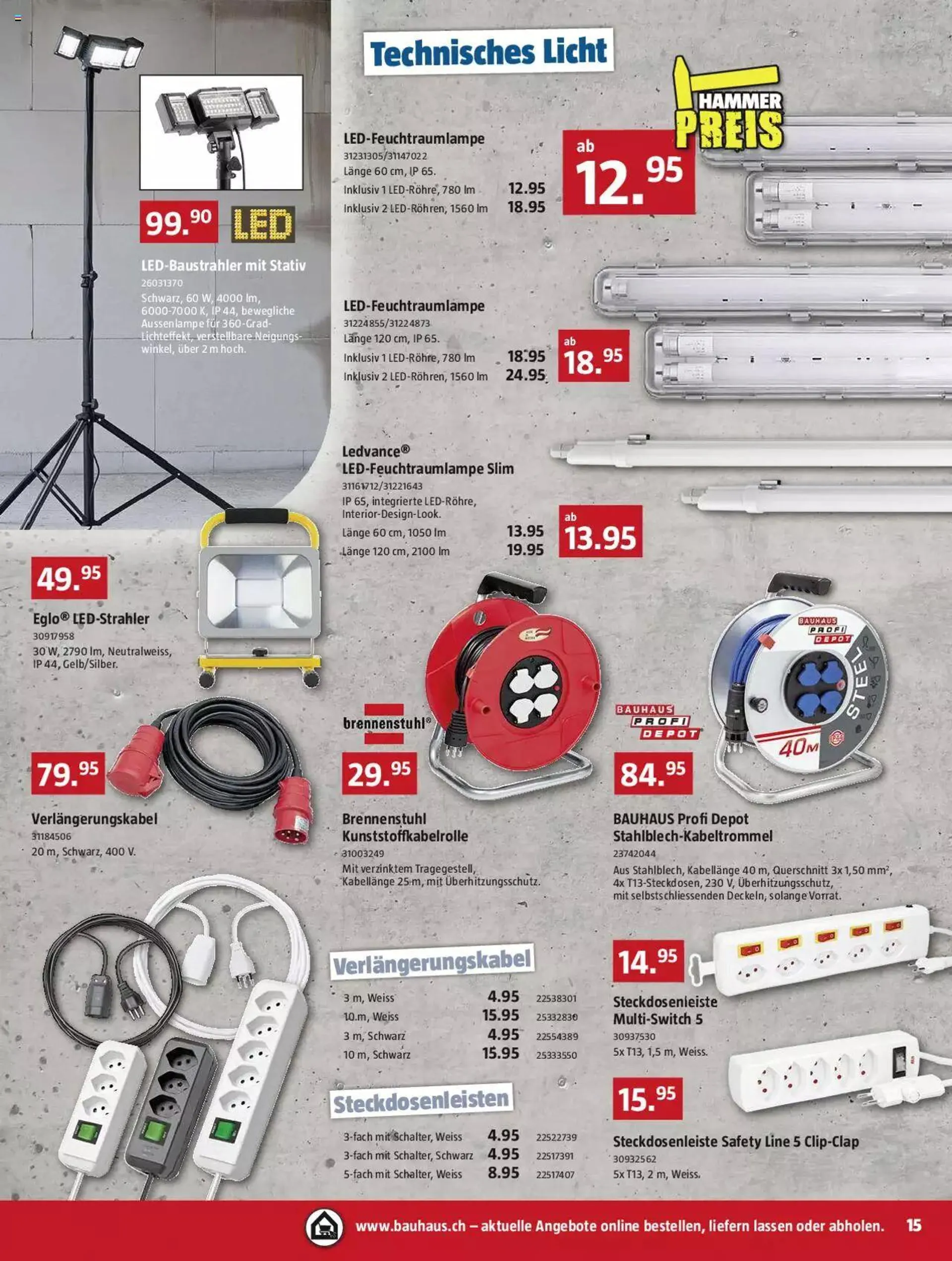 Bauhaus Aktionen von 28. August bis 1. Oktober 2023 - Prospekt seite  15