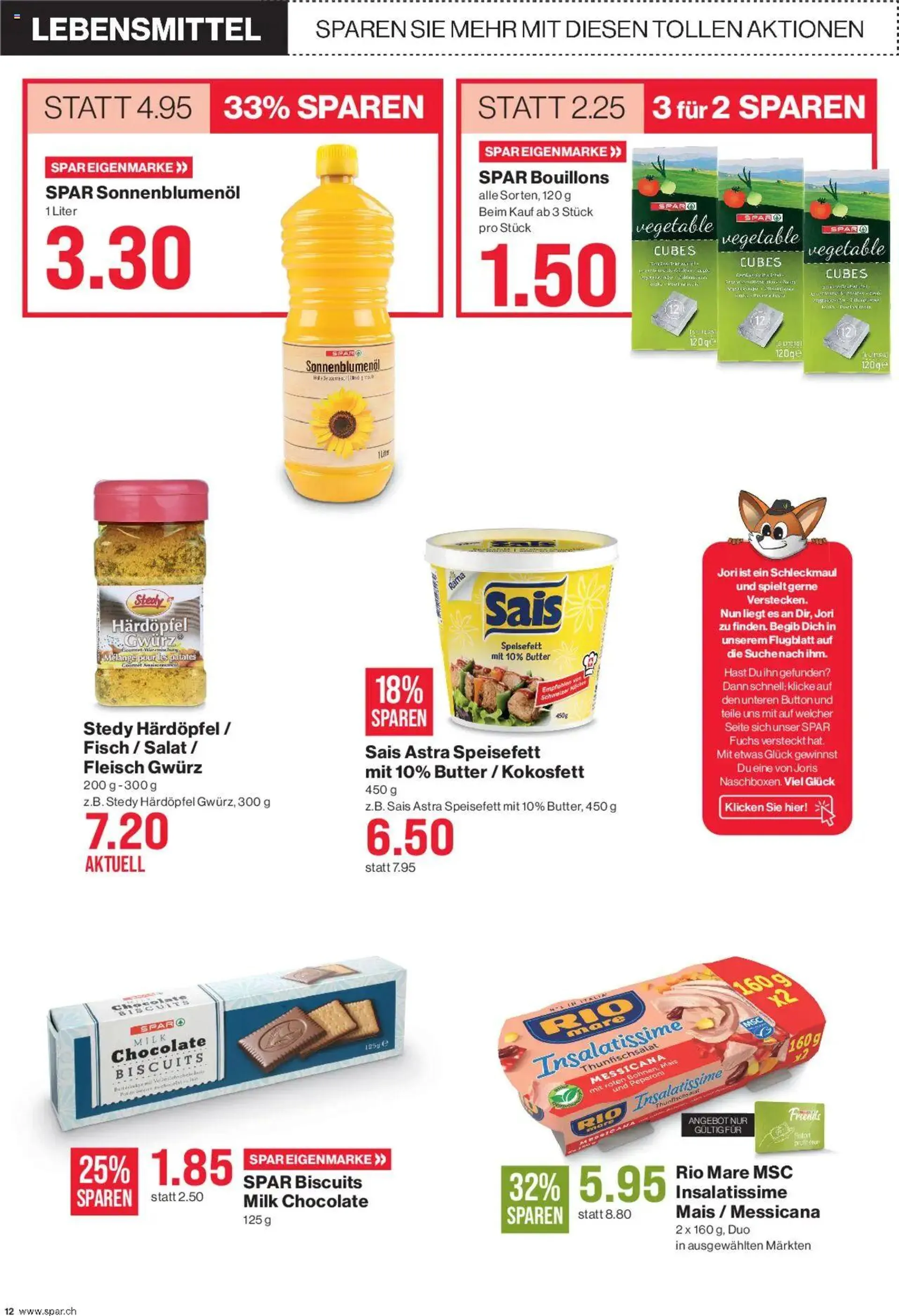 SPAR Aktionen von 10. Oktober bis 16. Oktober 2024 - Prospekt seite  12