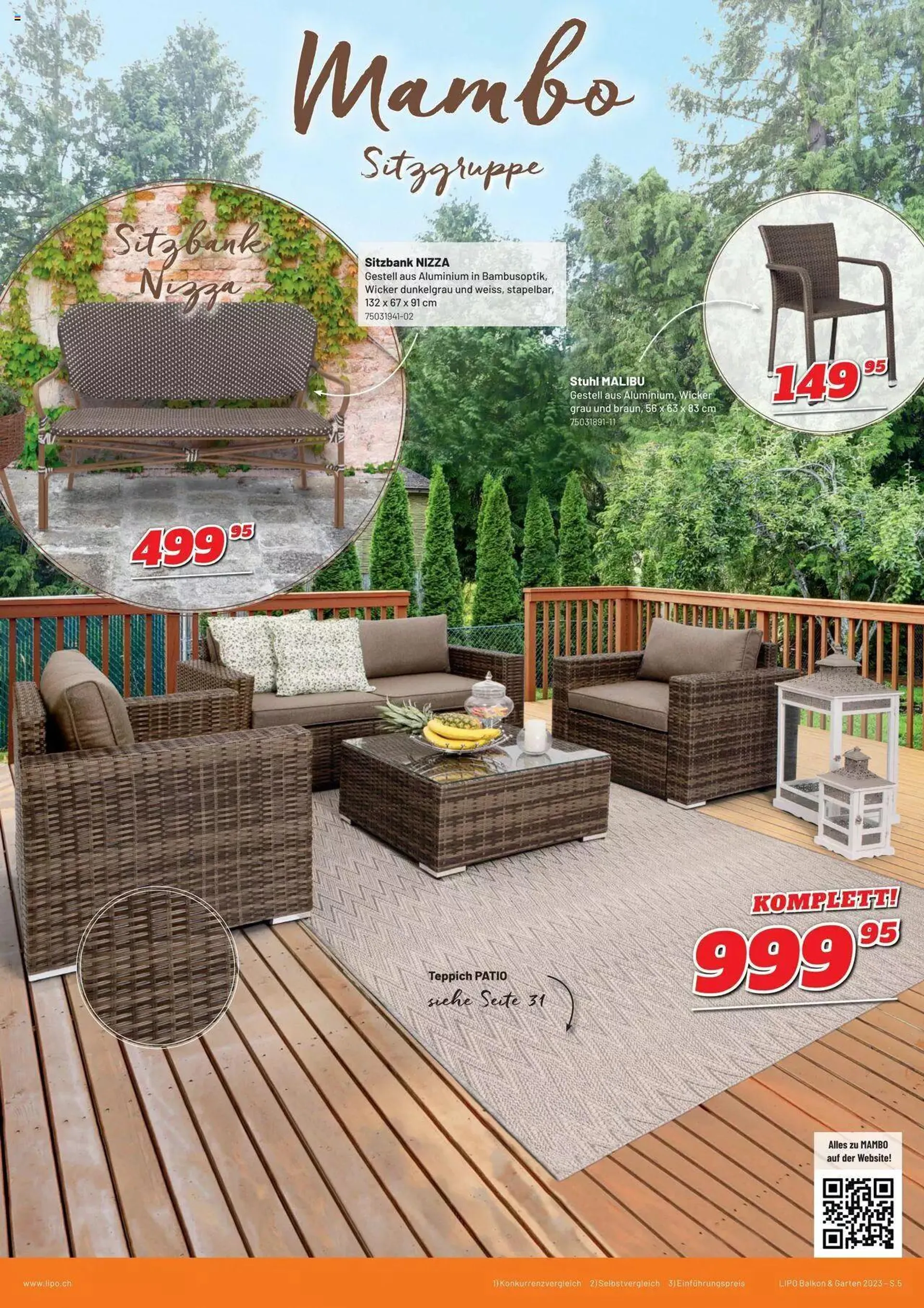 Lipo Gartenkatalog von 23. Februar bis 30. September 2023 - Prospekt seite  5