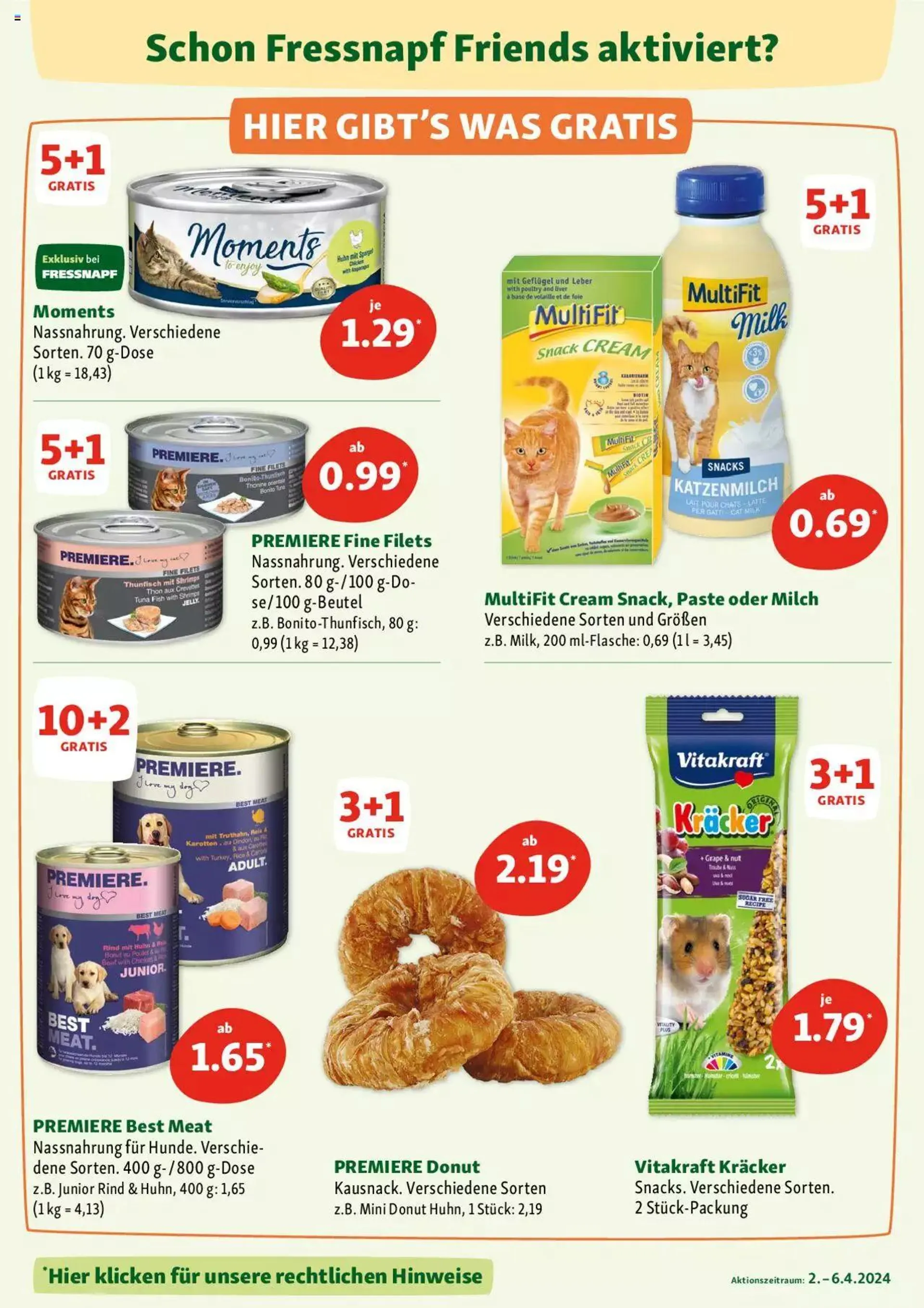 Fressnapf Leaflet von 2. April bis 6. April 2024 - Prospekt seite  16