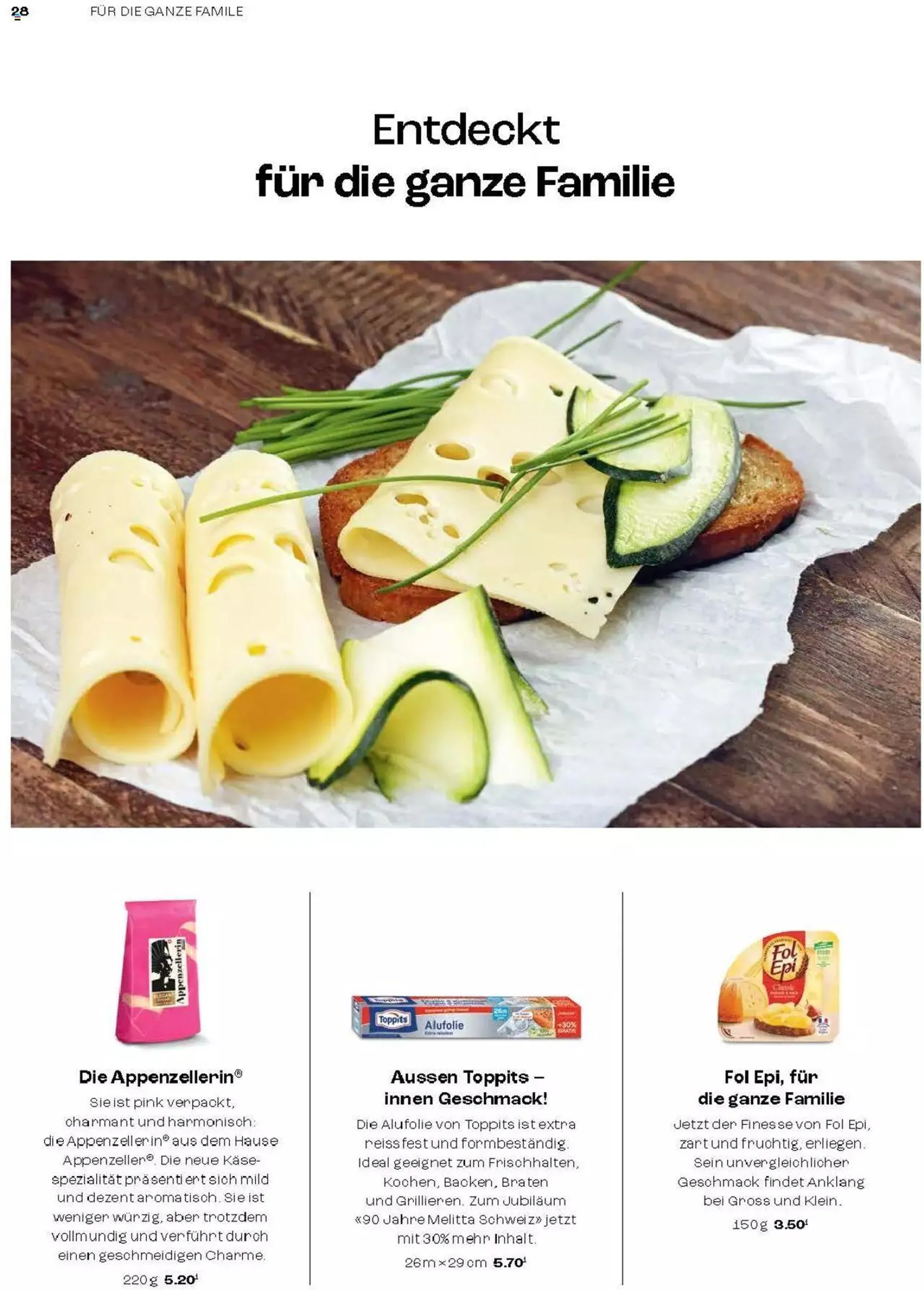Coop Magazin Familien von 18. Juni bis 31. Dezember 2024 - Prospekt seite  28