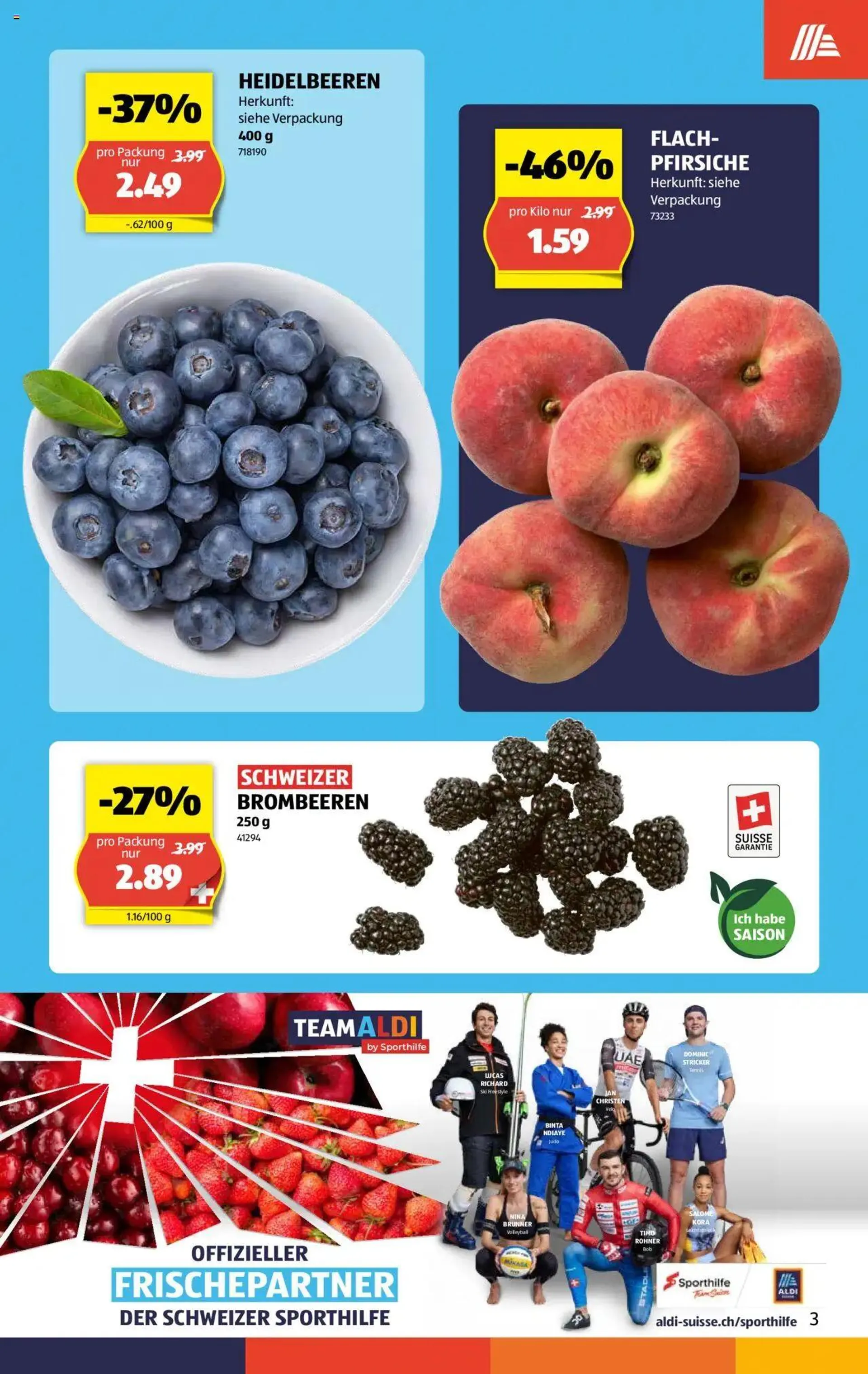 Aldi Aktionen von 31. Juli bis 7. August 2024 - Prospekt seite  3