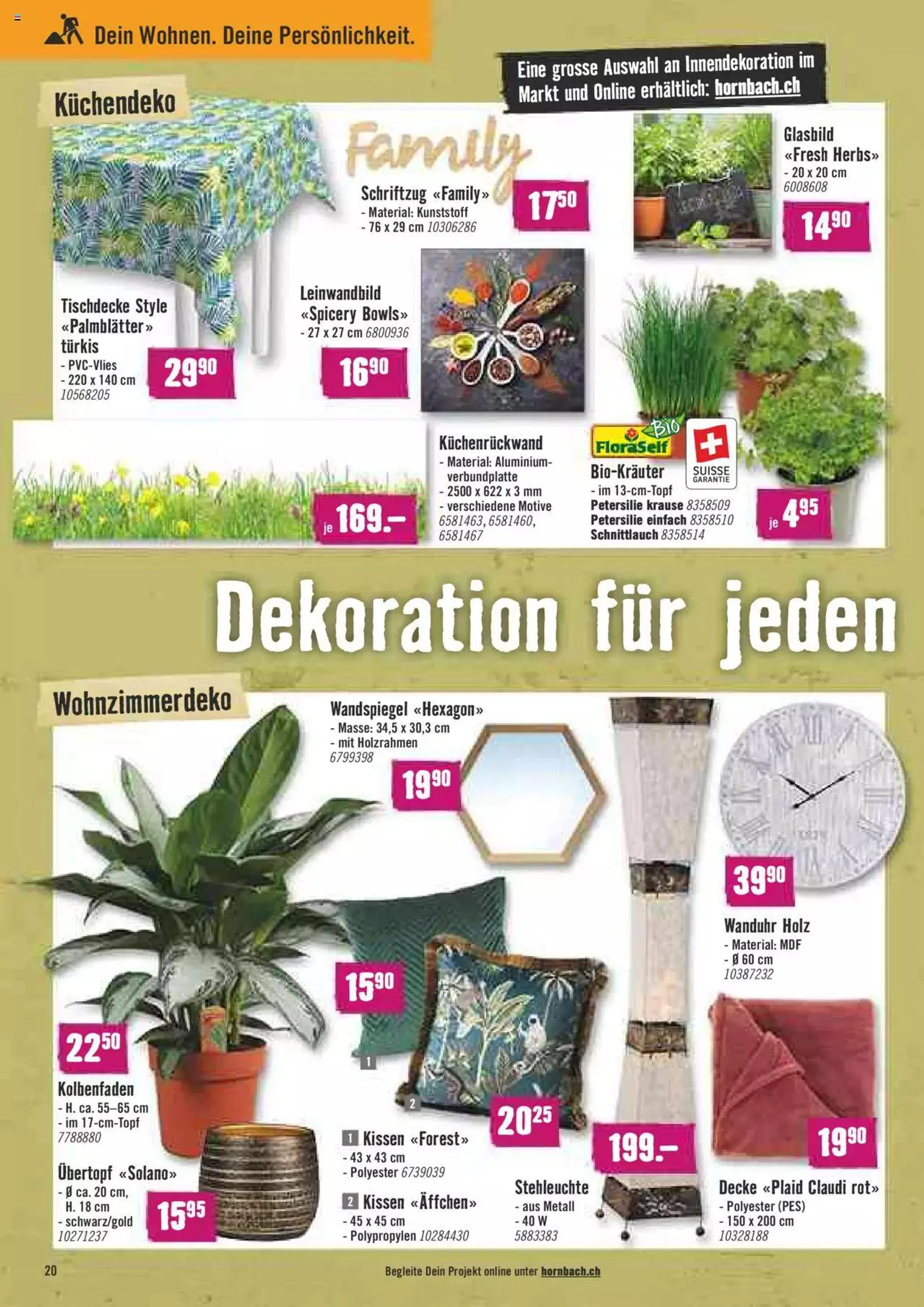 Hornbach - Aktueller Prospekt von 5. Dezember bis 31. Dezember 2023 - Prospekt seite  20
