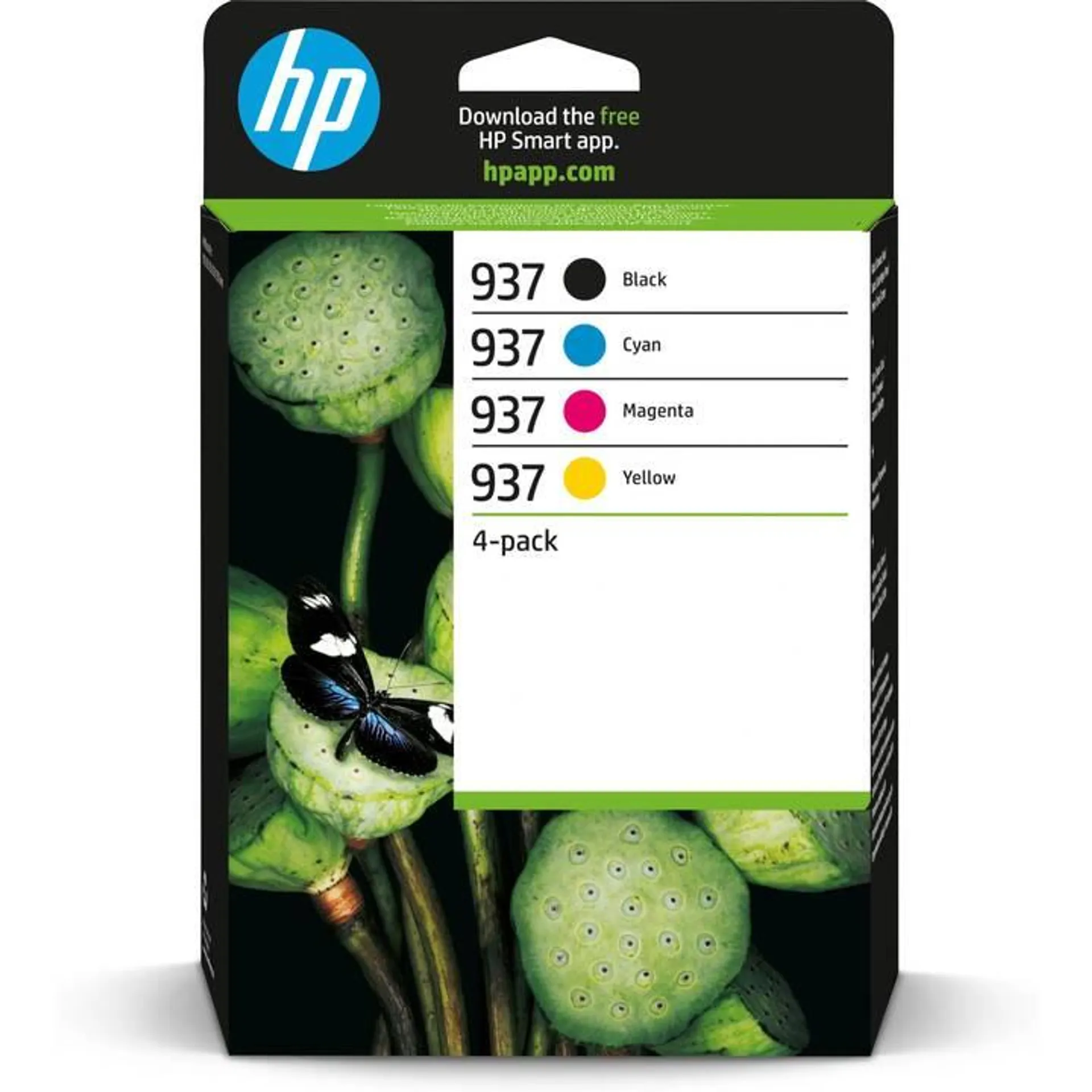 HP 937 CMYK (Gelb, Schwarz, Cyan, Magenta, Multipack)