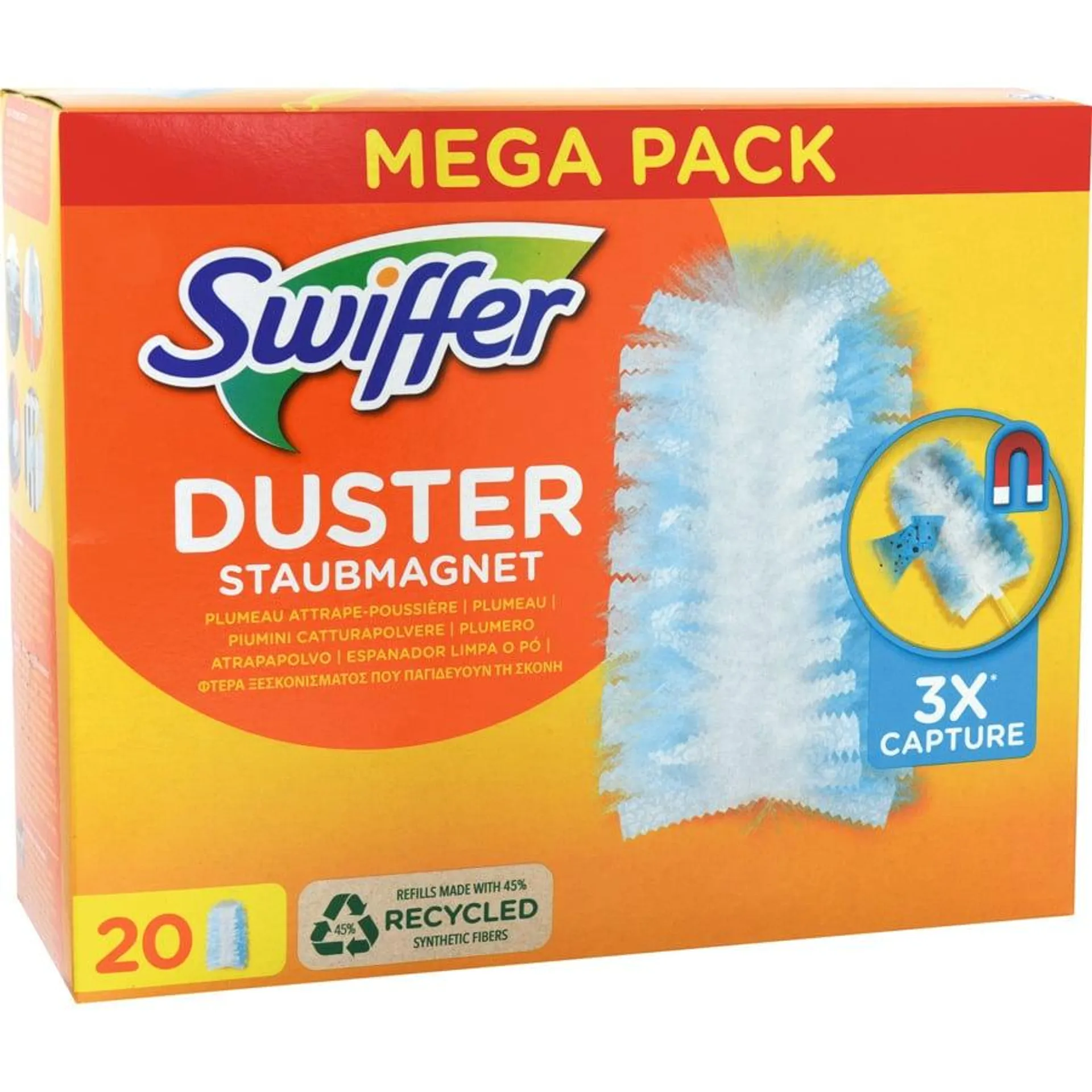 Swiffer Staubmagnet Nachfüllpack mit 20 Tüchern