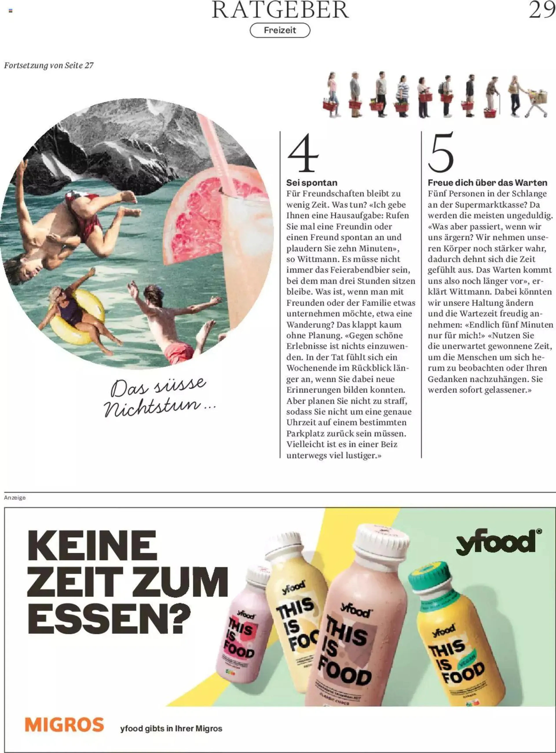 Migros - Magazin von 23. April bis 29. April 2024 - Prospekt seite  29
