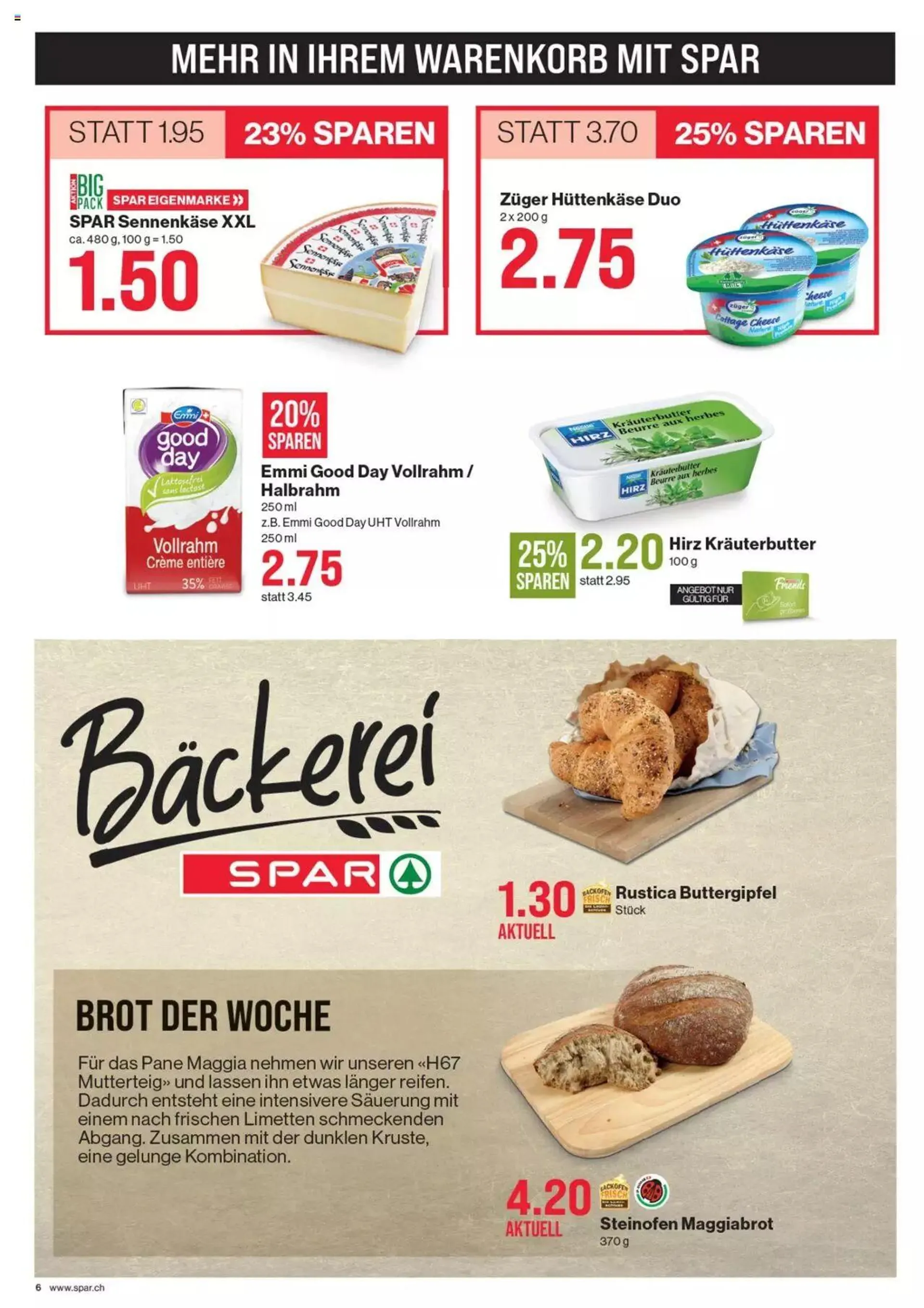 SPAR Aktionen von 6. Juni bis 12. Juni 2024 - Prospekt seite  6