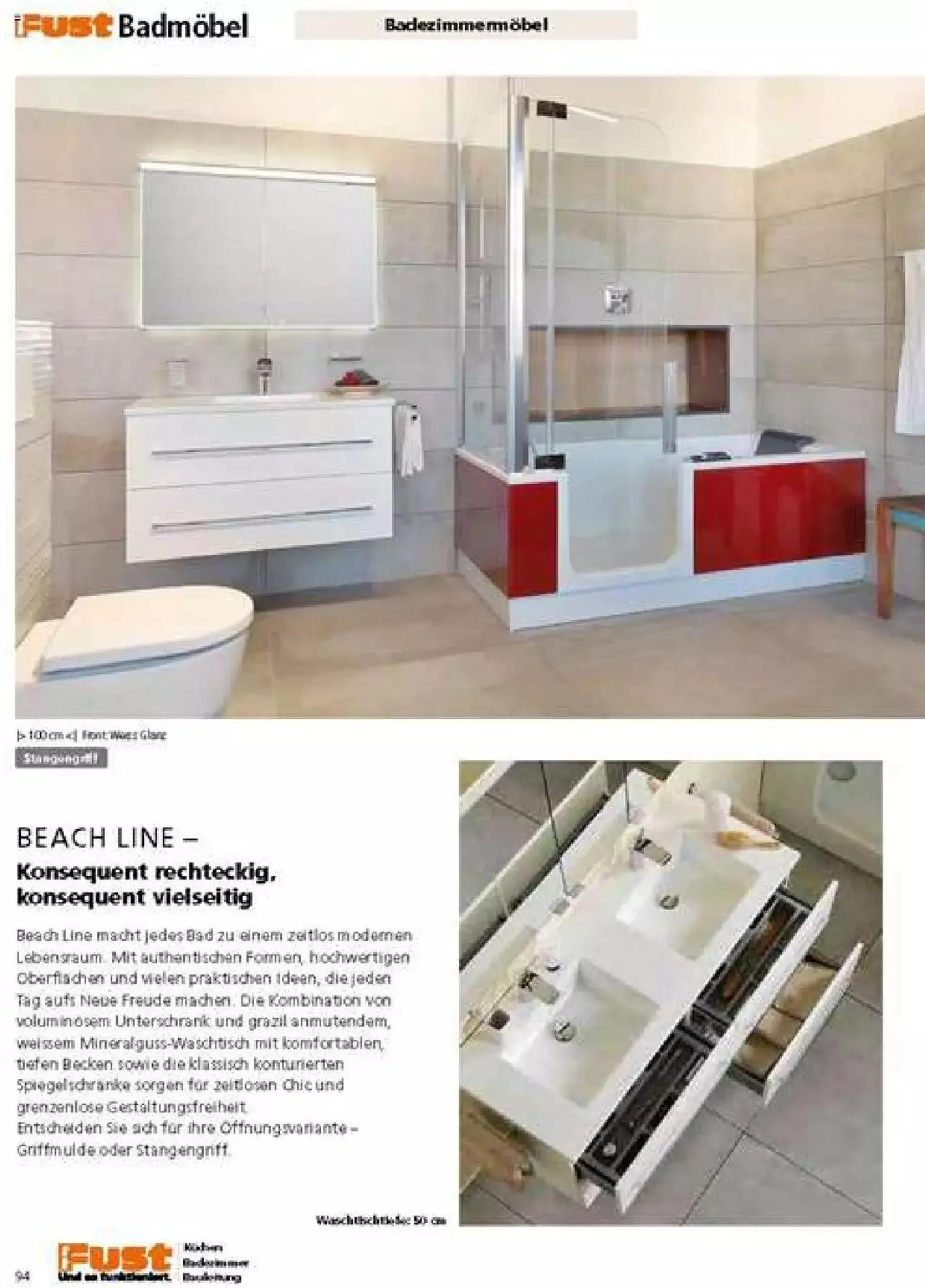 Fust Badezimmermagazin von 17. April bis 31. Dezember 2023 - Prospekt seite  94