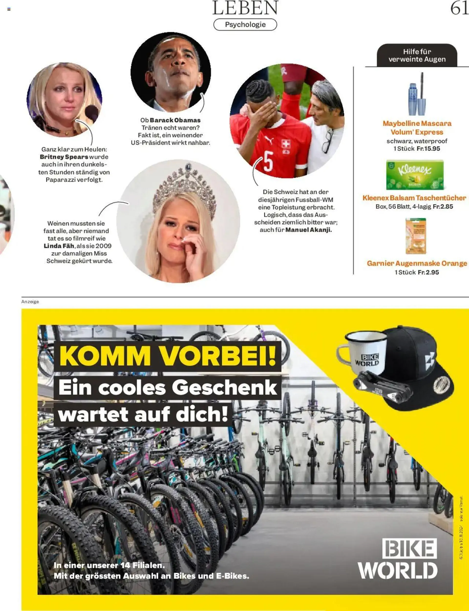 Migros - Magazin von 21. Oktober bis 27. Oktober 2024 - Prospekt seite  61