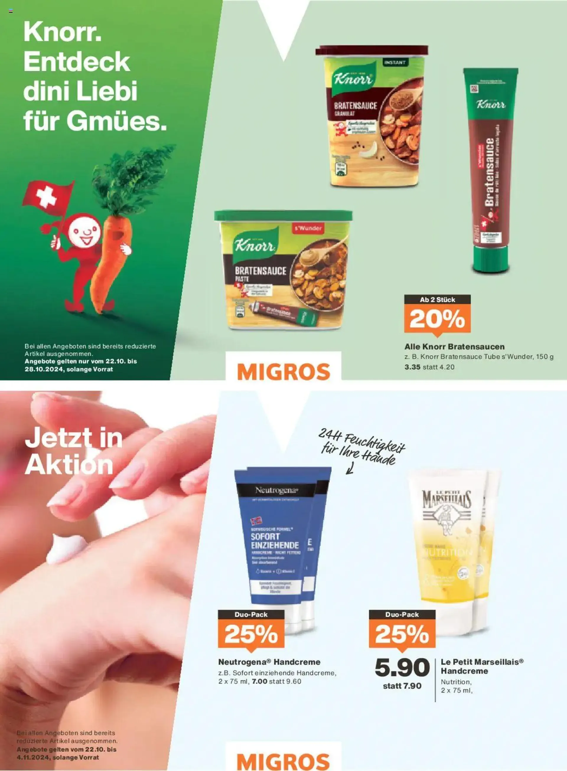 Migros - Magazin von 21. Oktober bis 27. Oktober 2024 - Prospekt seite  23