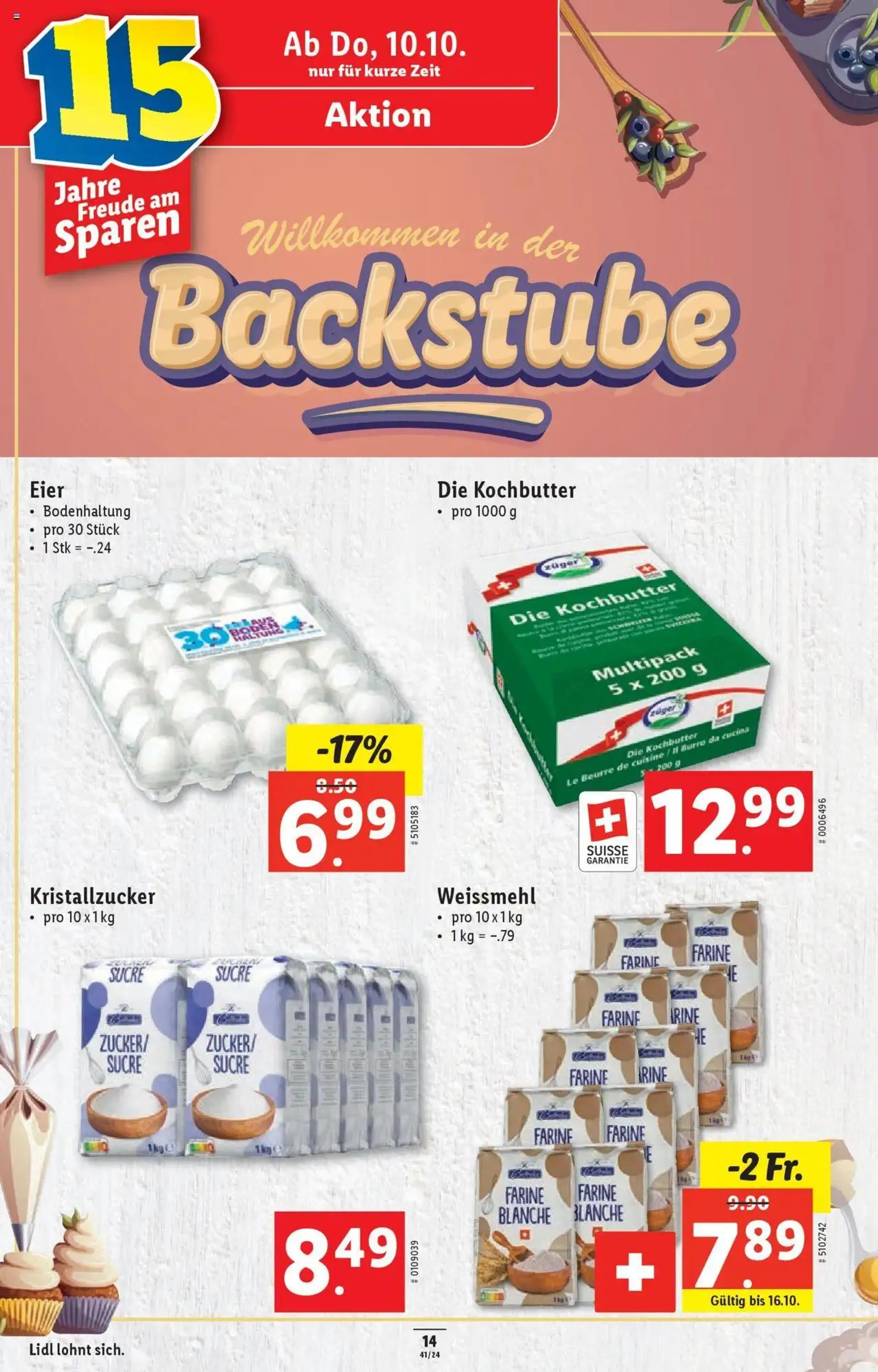 Lidl Aktionen von 10. Oktober bis 16. Oktober 2024 - Prospekt seite  14