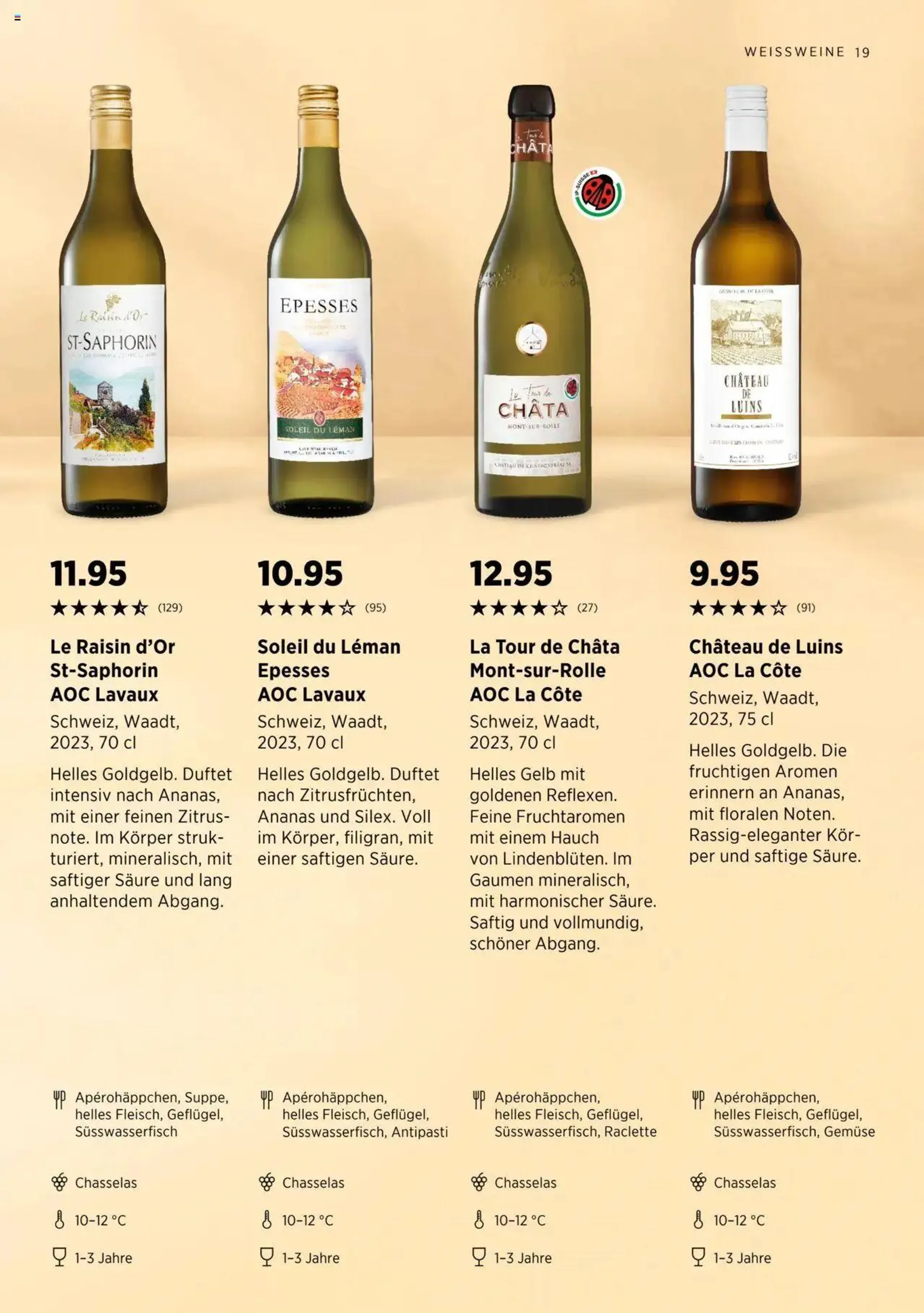 Denner Aktionen Wine Guide 2024/2025 von 11. September bis 31. Dezember 2024 - Prospekt seite  19