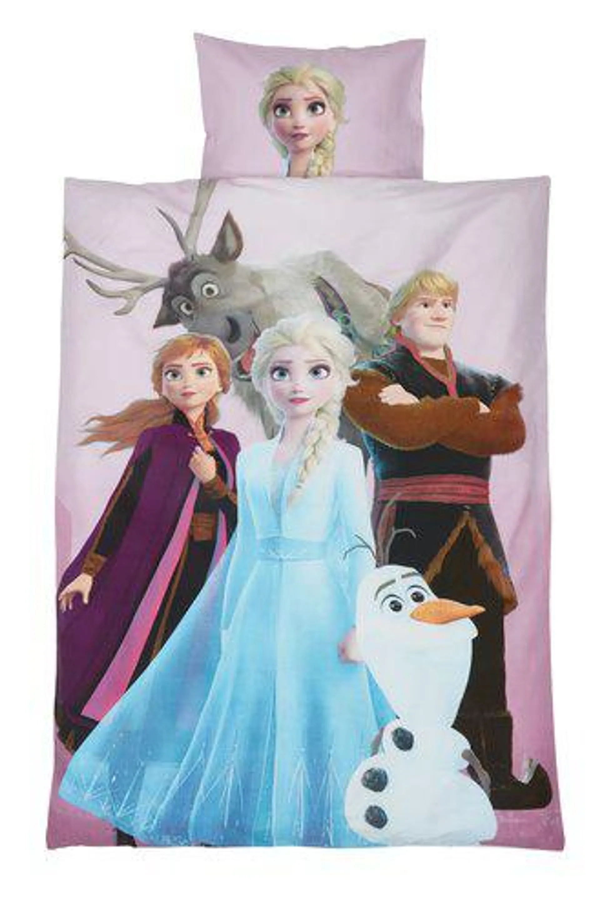 Dekbedovertrek junior FROZEN 100x140 paars