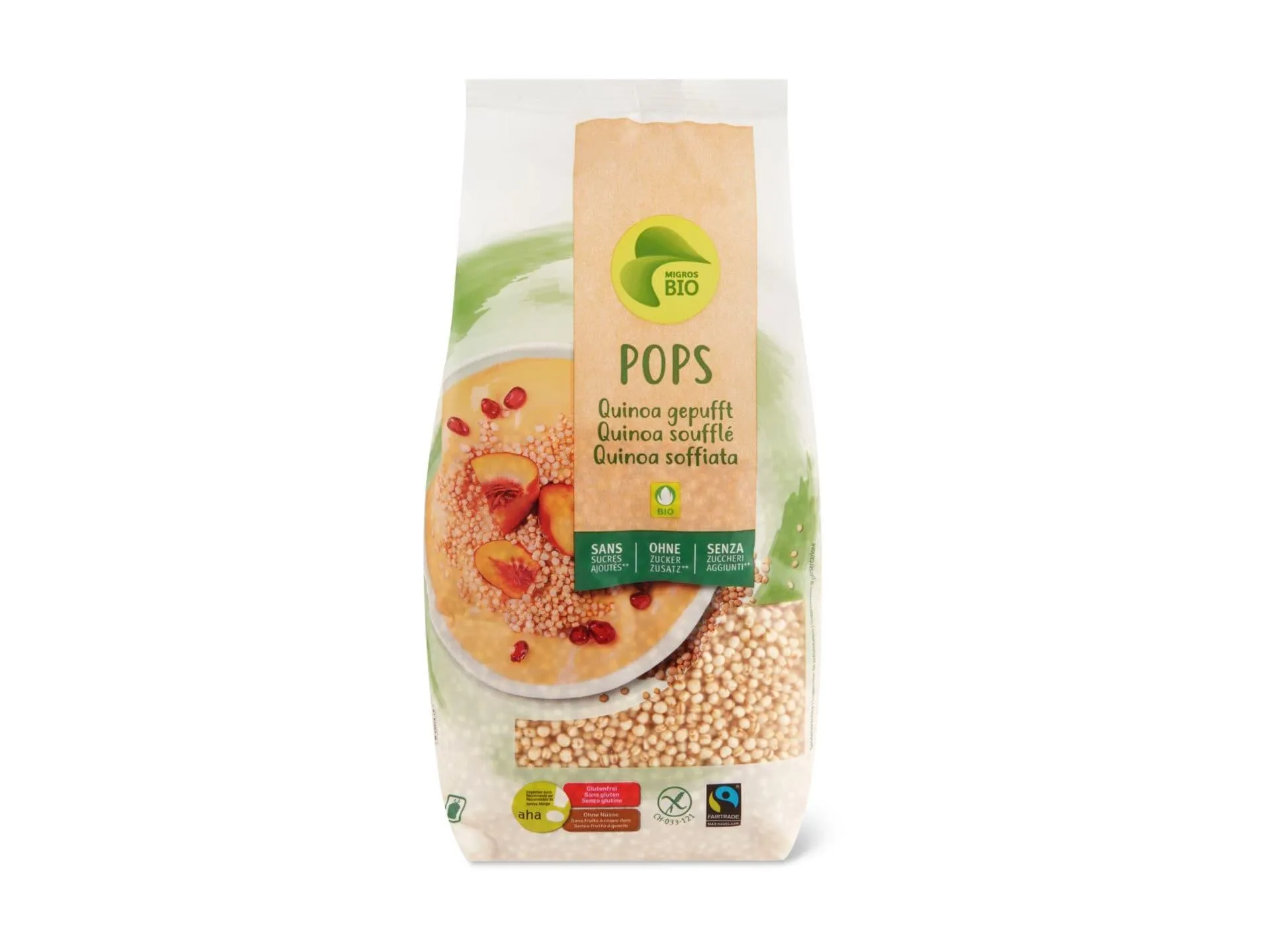 Migros Bio · Quinoa gepufft