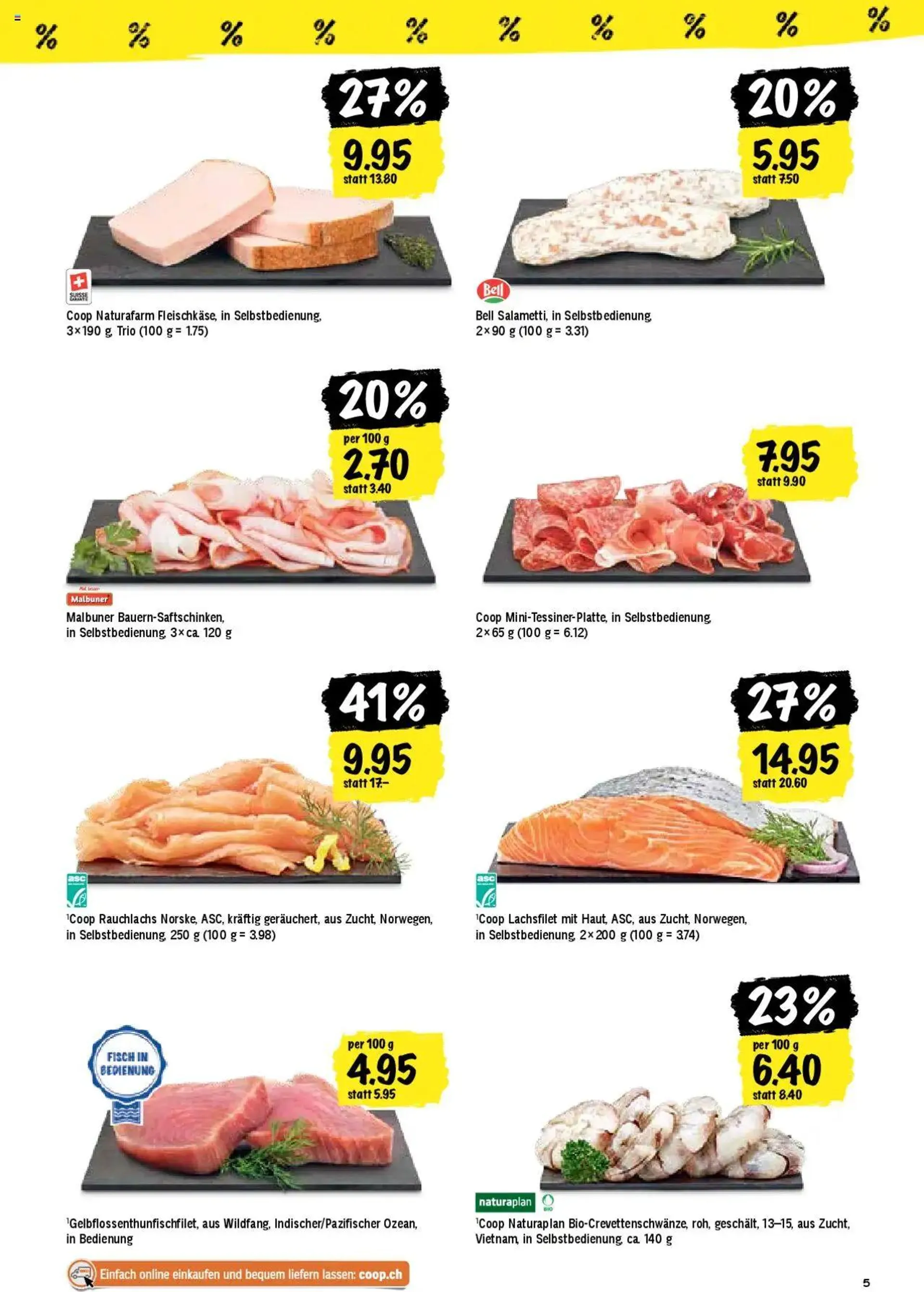 Coop Aktionen von 6. August bis 11. August 2024 - Prospekt seite  5
