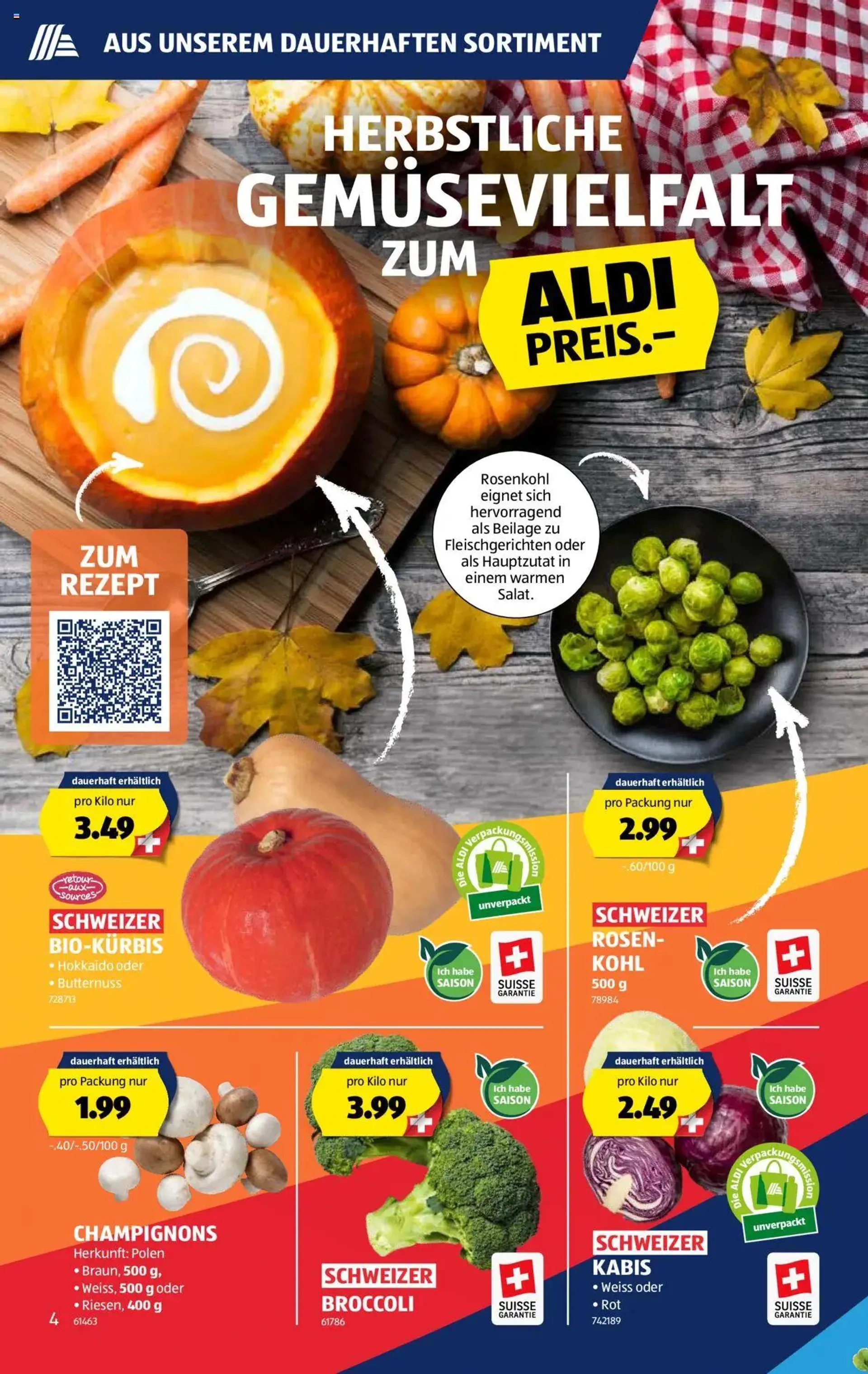 Aldi Aktionen von 3. Oktober bis 9. Oktober 2024 - Prospekt seite  4