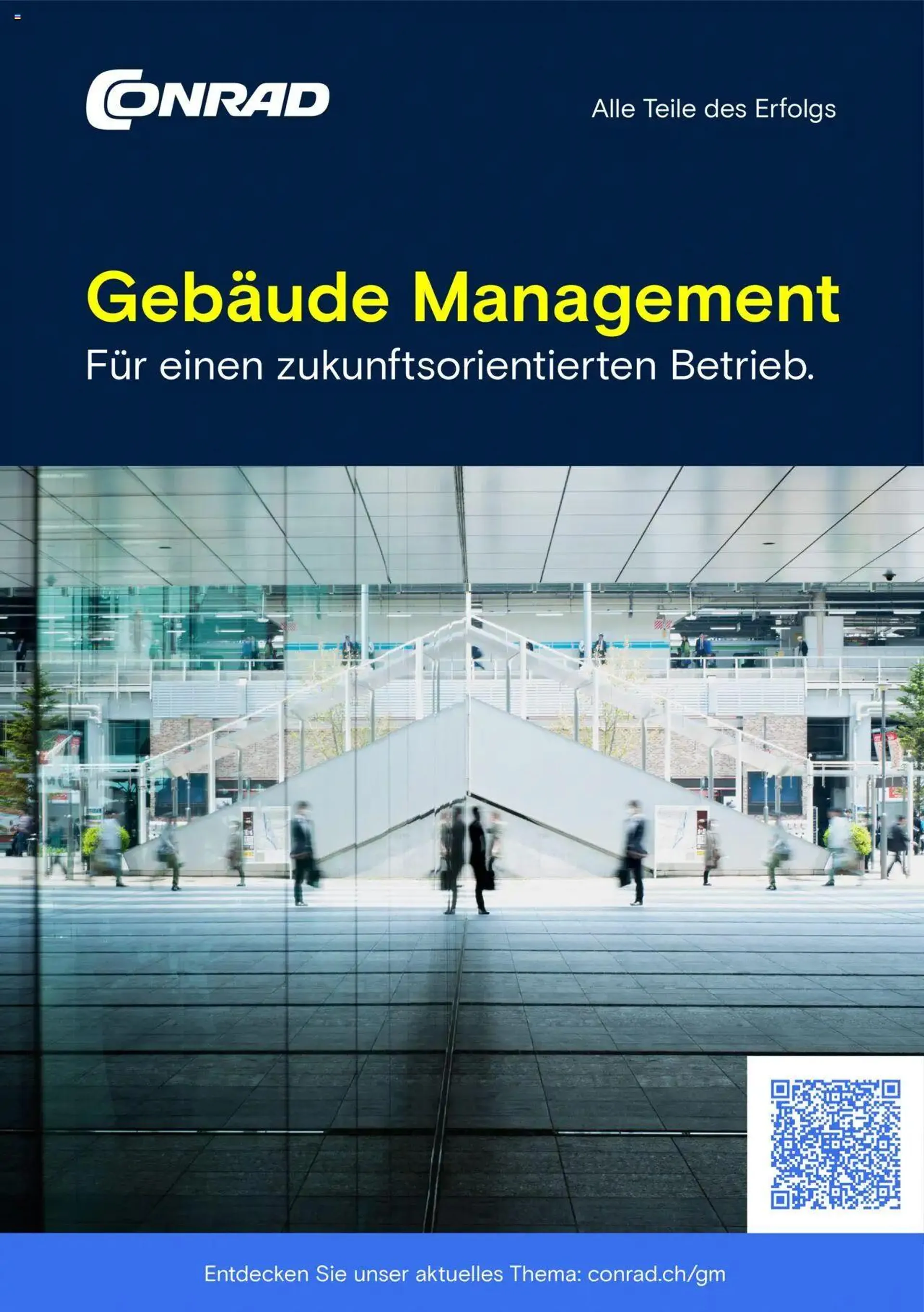 Conrad Aktionen Gebäude Management von 4. September bis 31. Dezember 2024 - Prospekt seite  1