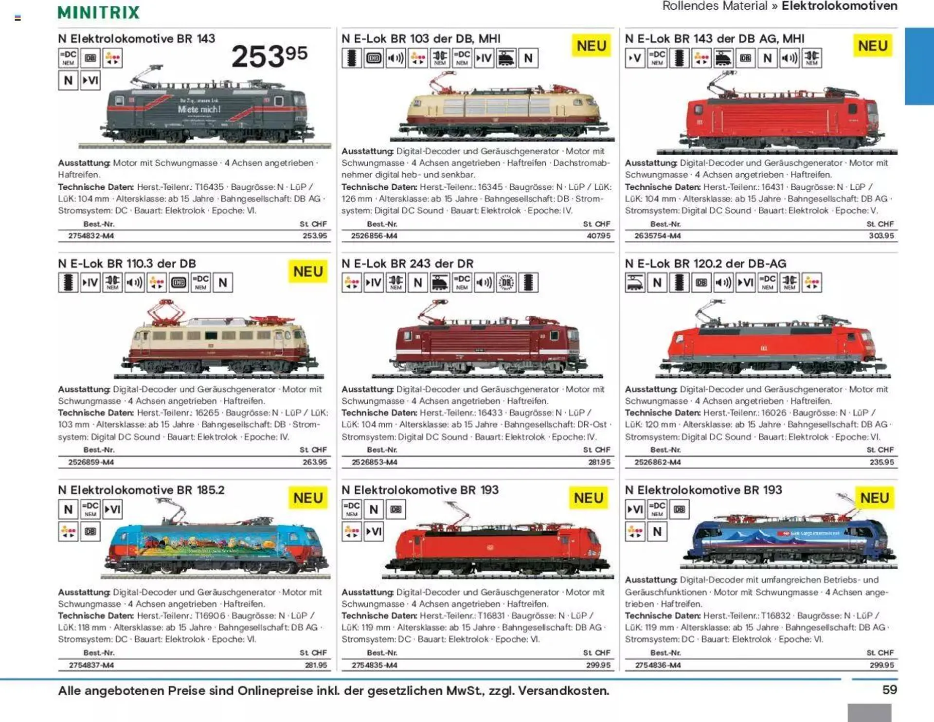 Conrad Modellbahn Katalog 2023/24 von 5. September bis 31. Dezember 2023 - Prospekt seite  61