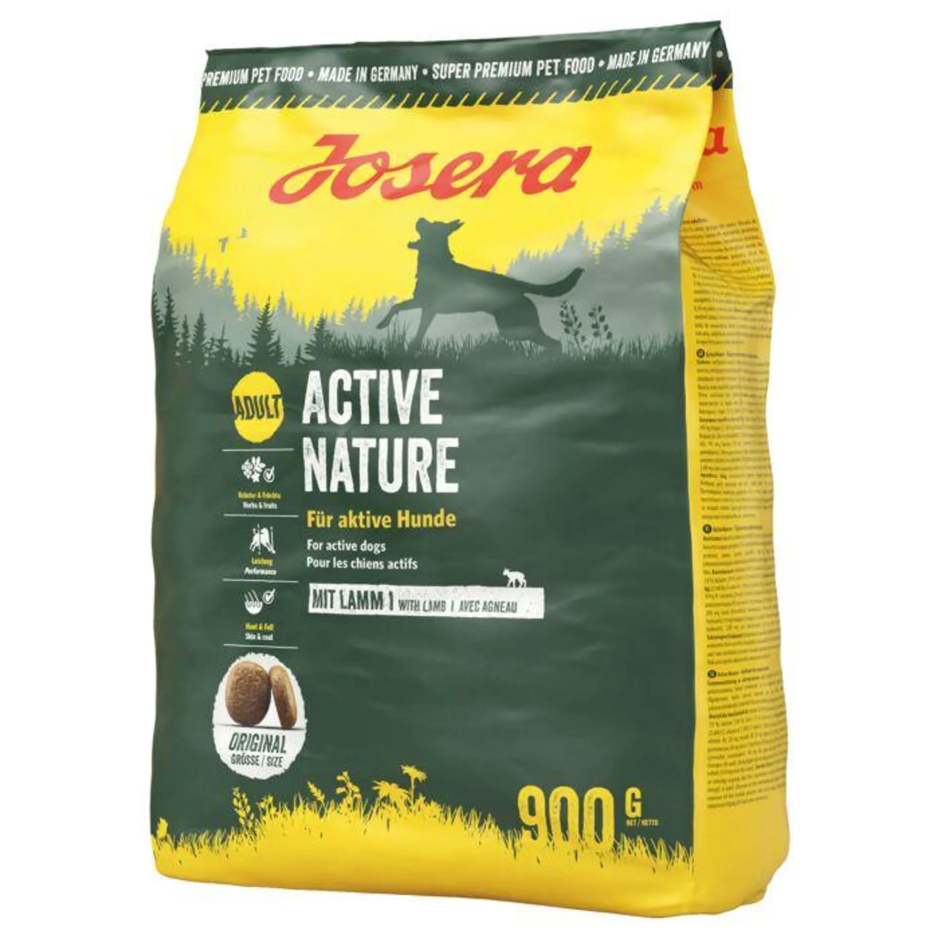 Josera Hundefutter Active Nature 900g