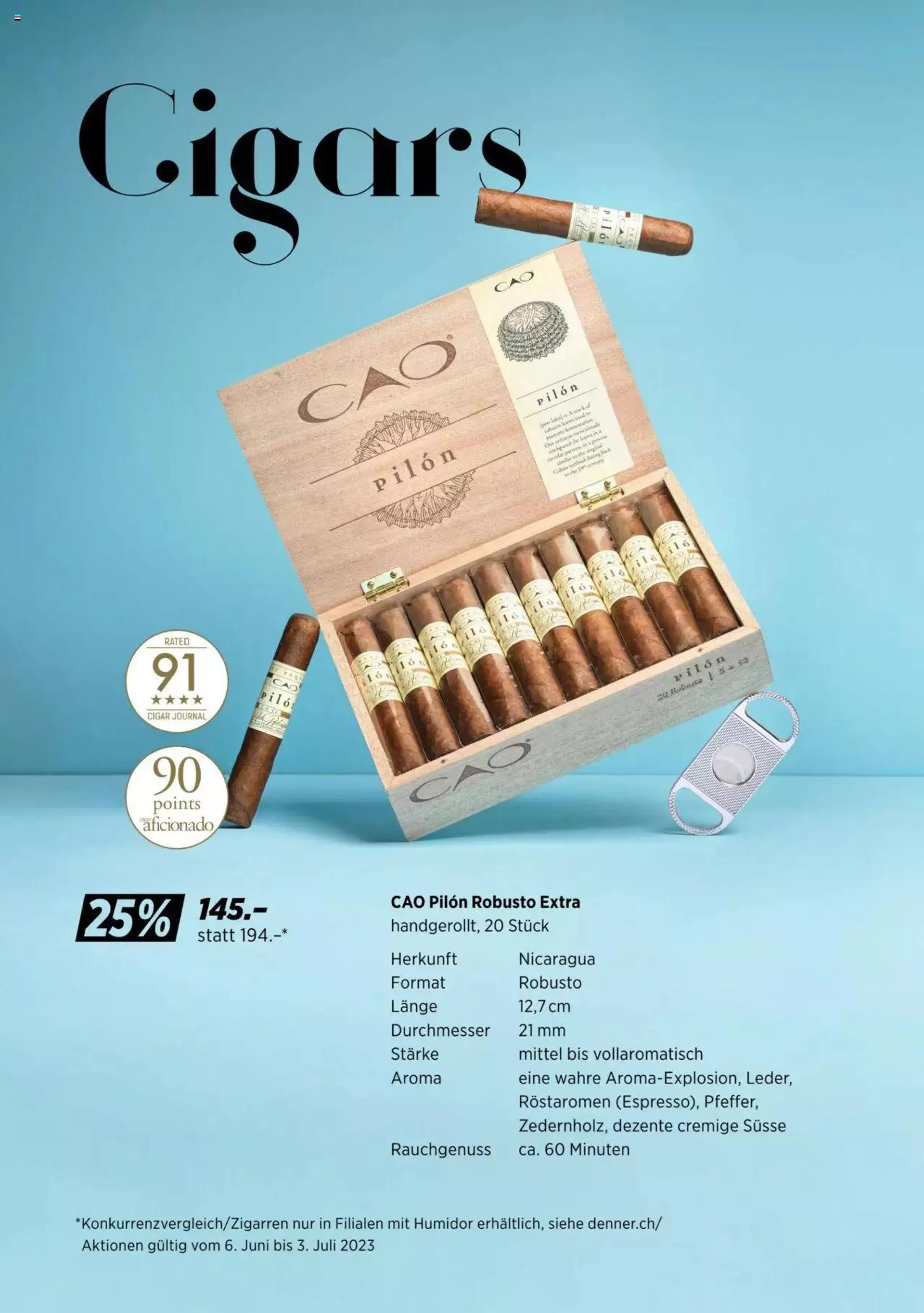Denner Aktionen drinks and cigars DE von 6. Juni bis 31. Dezember 2023 - Prospekt seite  8