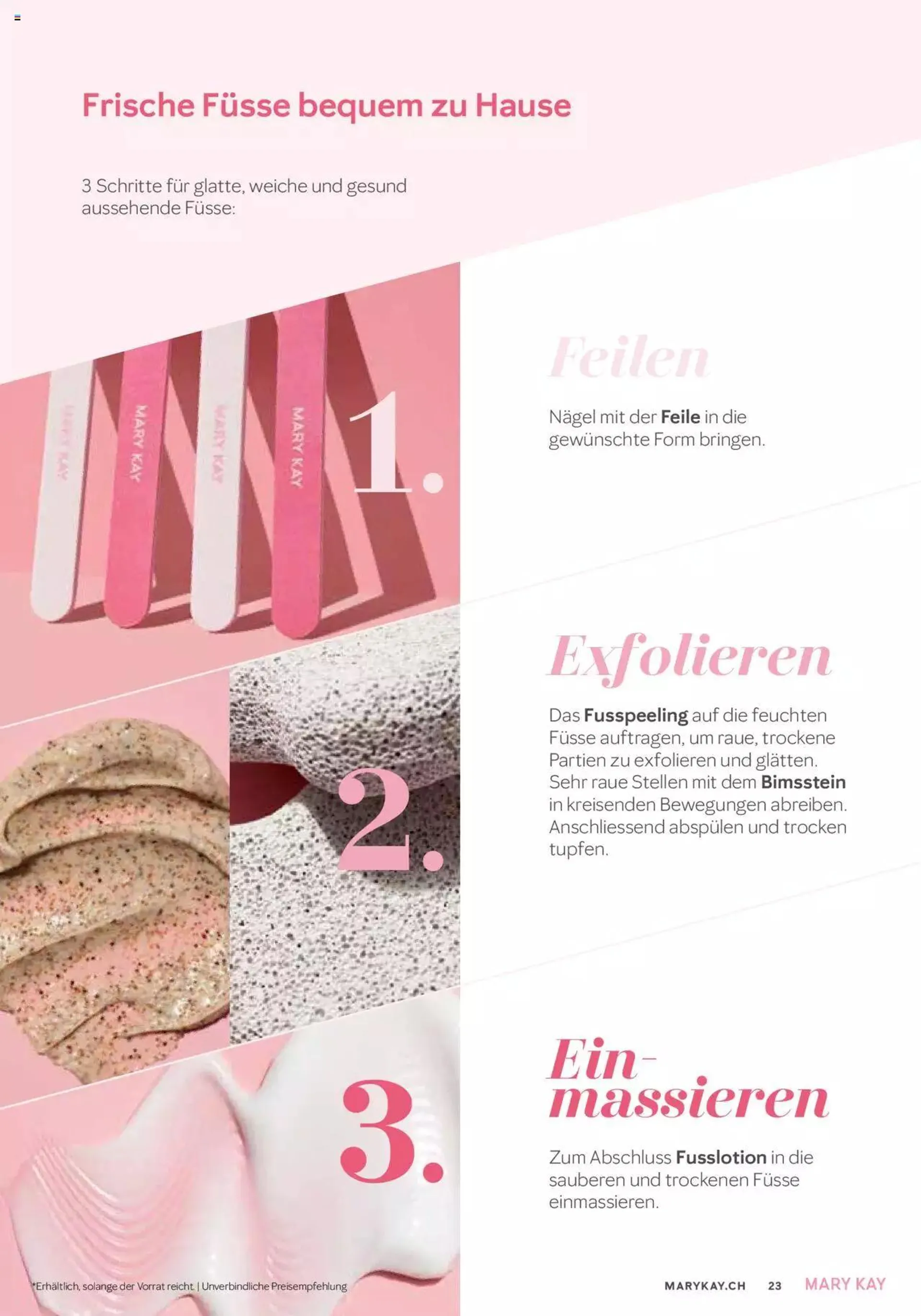 Mary Kay Aktionen von 16. April bis 31. Dezember 2024 - Prospekt seite  23