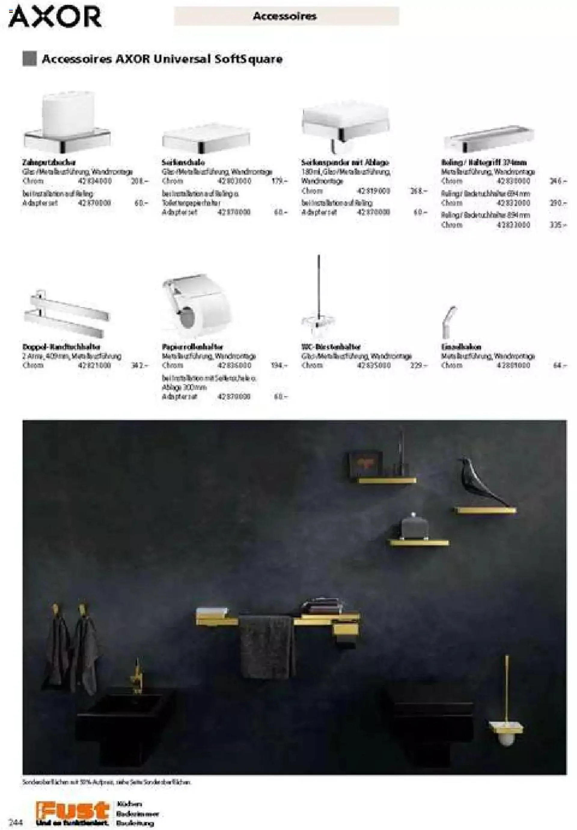 Fust Badezimmermagazin von 17. April bis 31. Dezember 2023 - Prospekt seite  244