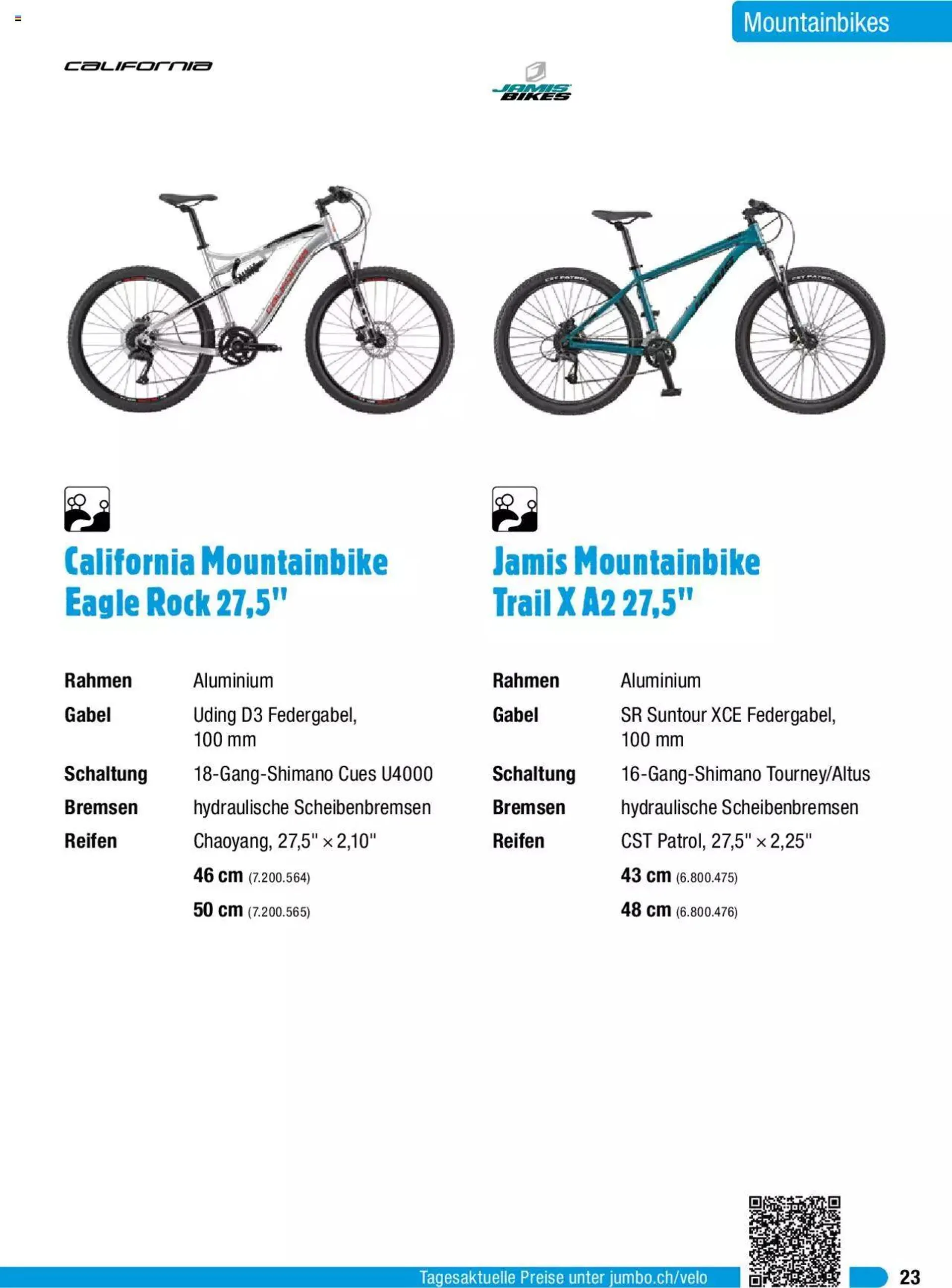 Jumbo Aktionen Dein Velo 2024 von 29. Januar bis 31. Dezember 2024 - Prospekt seite  23