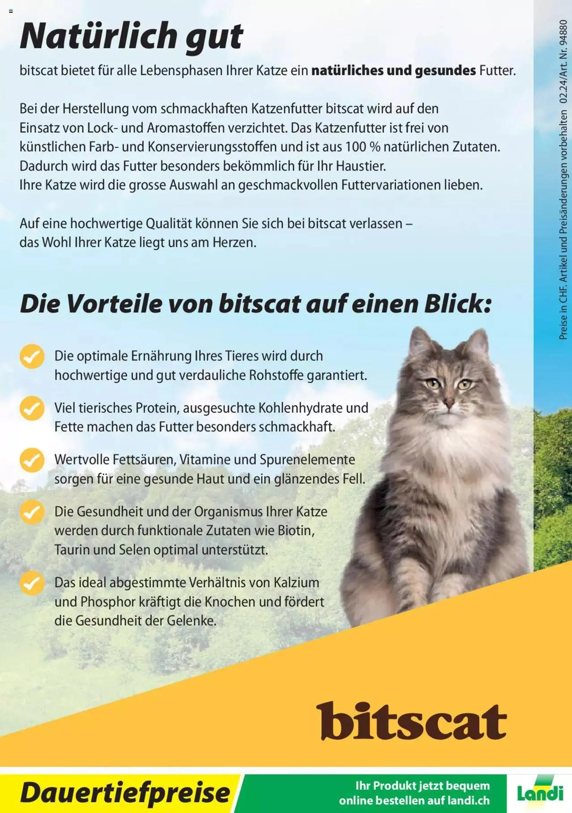 Landi Aktionen bitscat 2024 von 1. Januar bis 31. Dezember 2024 - Prospekt seite  16