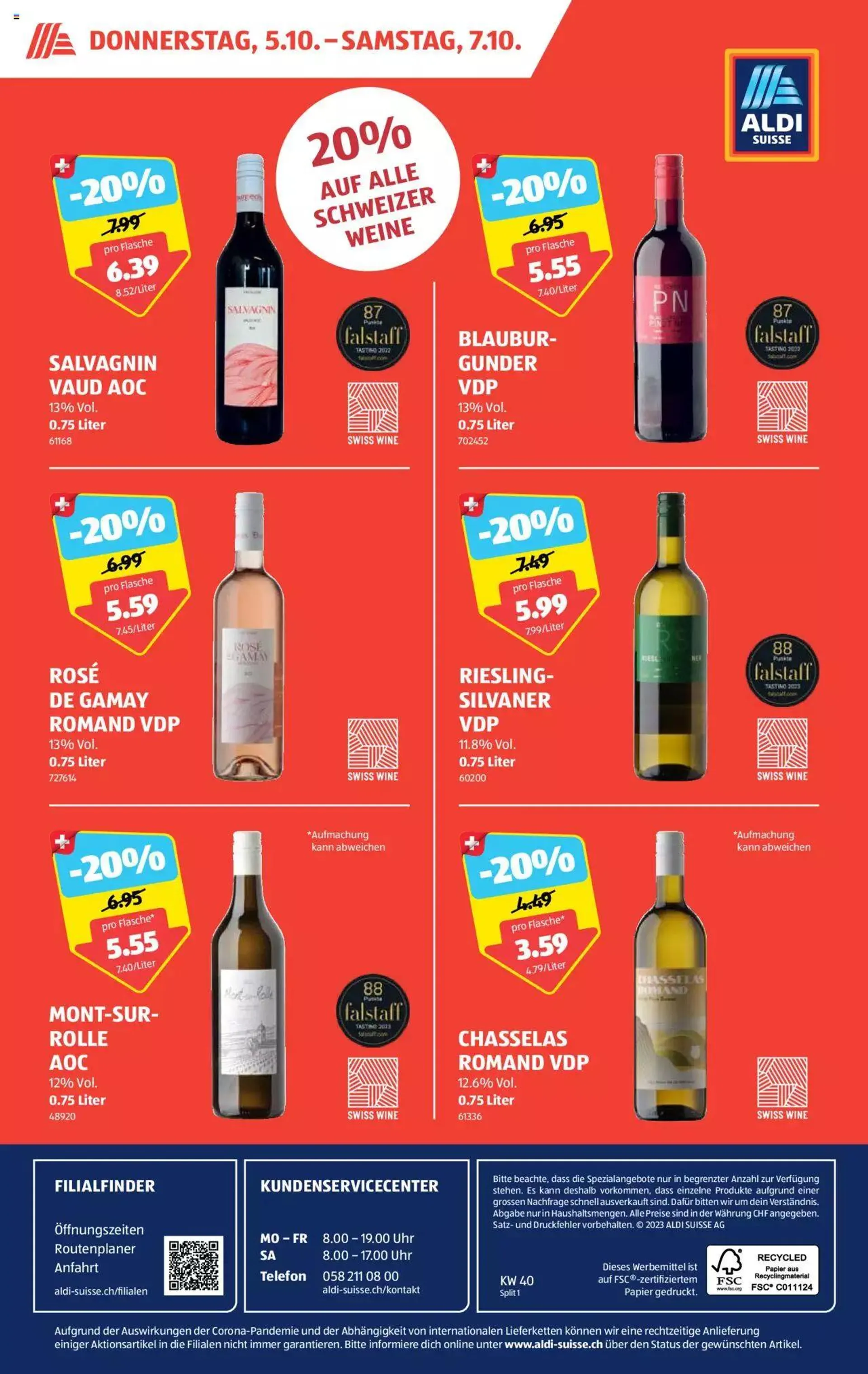 Aldi Aktionen von 5. Oktober bis 11. Oktober 2023 - Prospekt seite  32