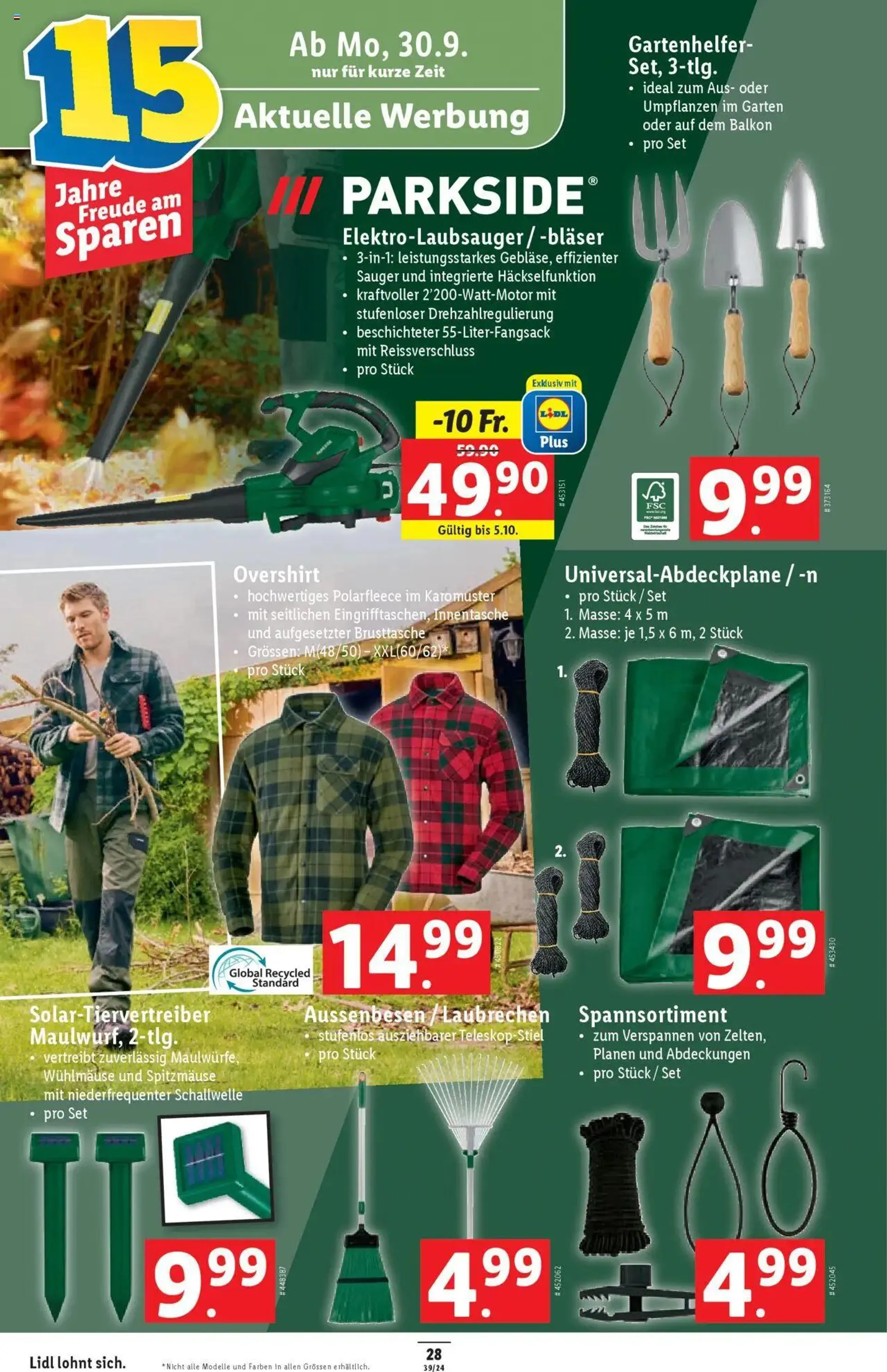 Lidl Aktionen von 26. September bis 2. Oktober 2024 - Prospekt seite  28