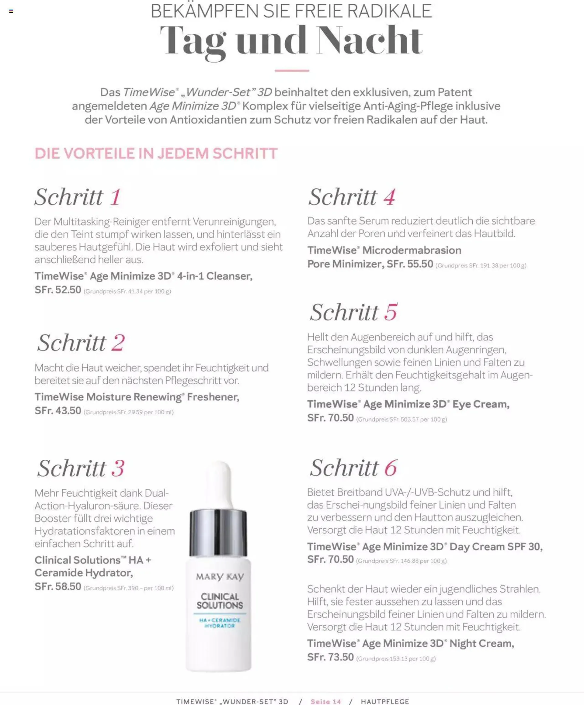 Mary Kay - Timewise Wunder-Set von 20. Oktober bis 31. Dezember 2023 - Prospekt seite  14