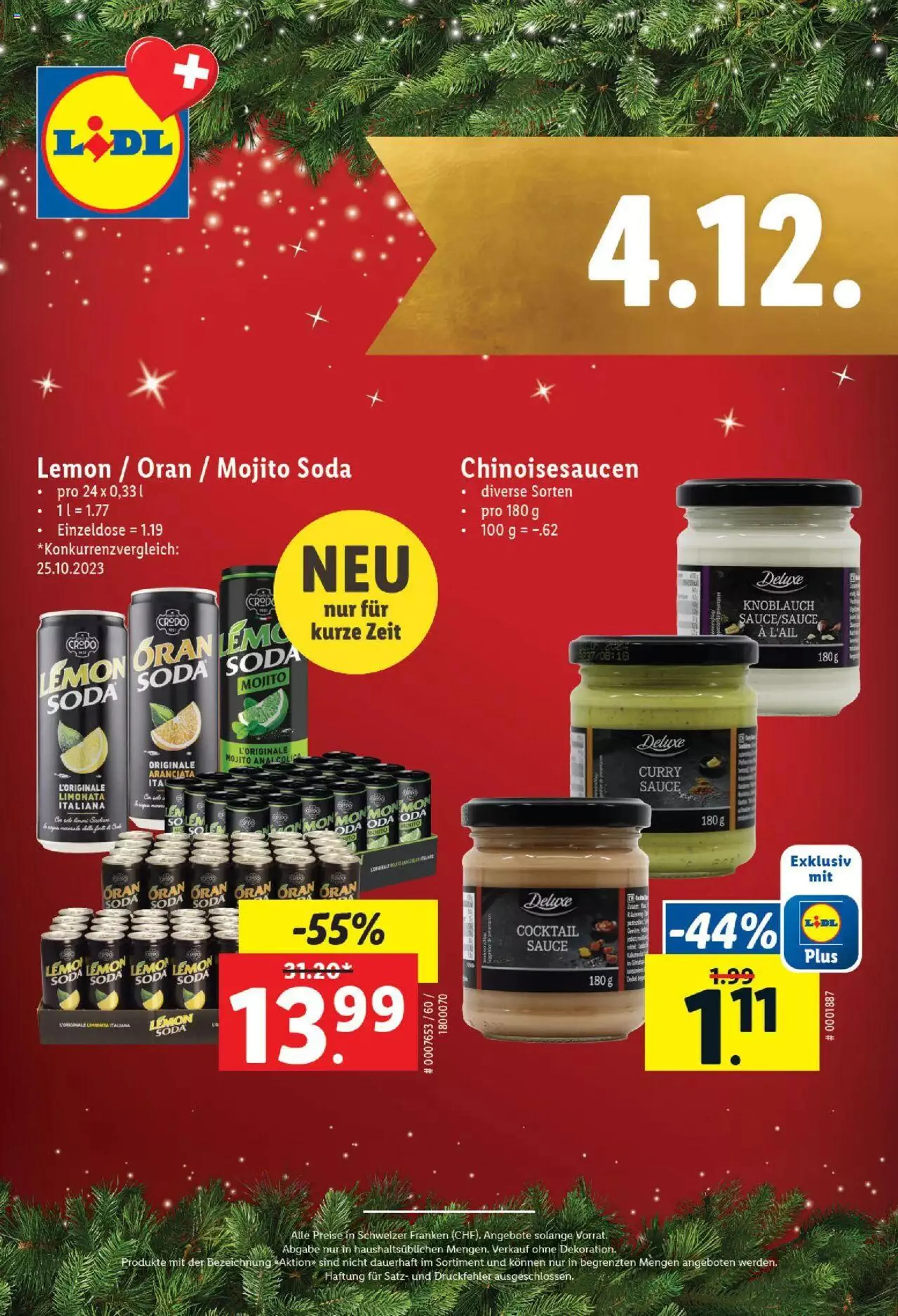 Lidl Aktionen Magische Weihnachtszeit von 1. Dezember bis 24. Dezember 2023 - Prospekt seite  4