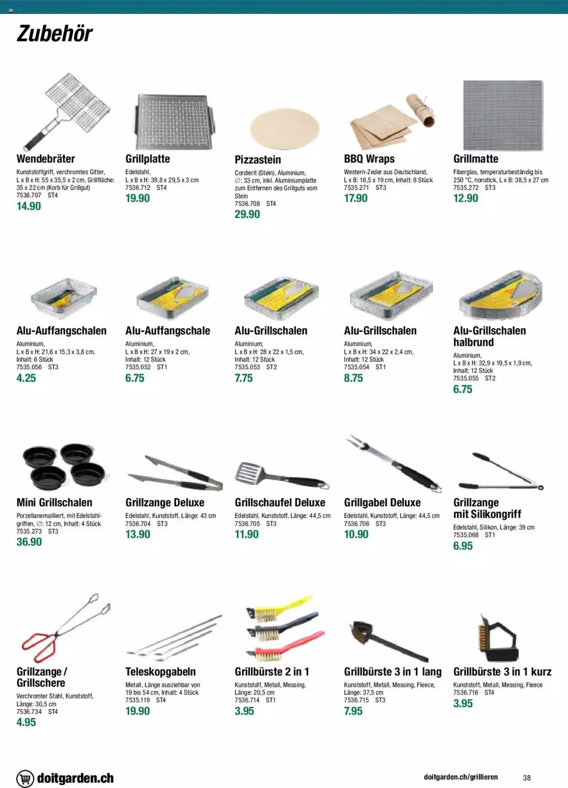 DO IT+GARDEN MIGROS Aktionen Grill von 26. Februar bis 31. Dezember 2024 - Prospekt seite  38