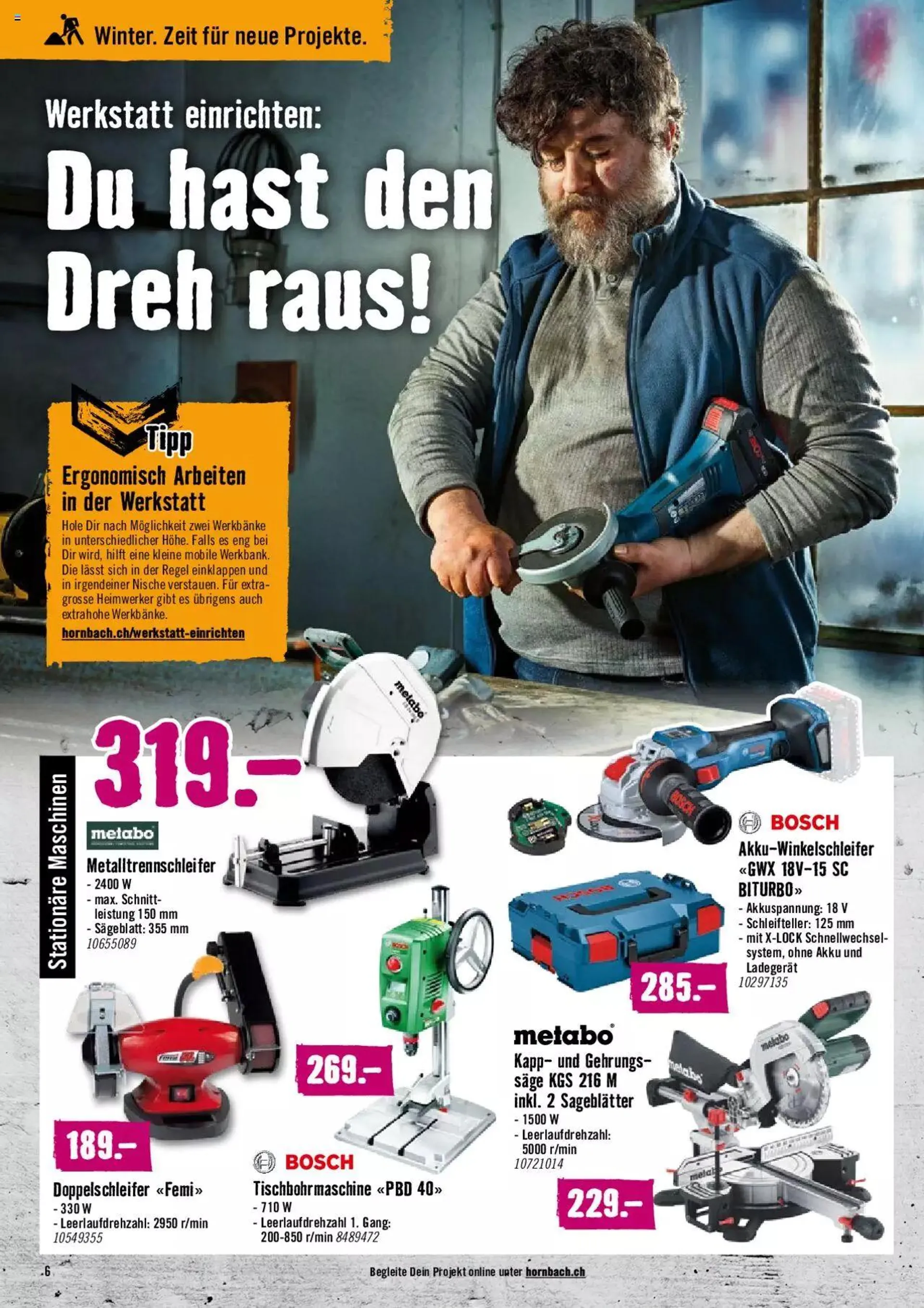 Hornbach Aktionen von 1. Februar bis 26. Februar 2024 - Prospekt seite  6