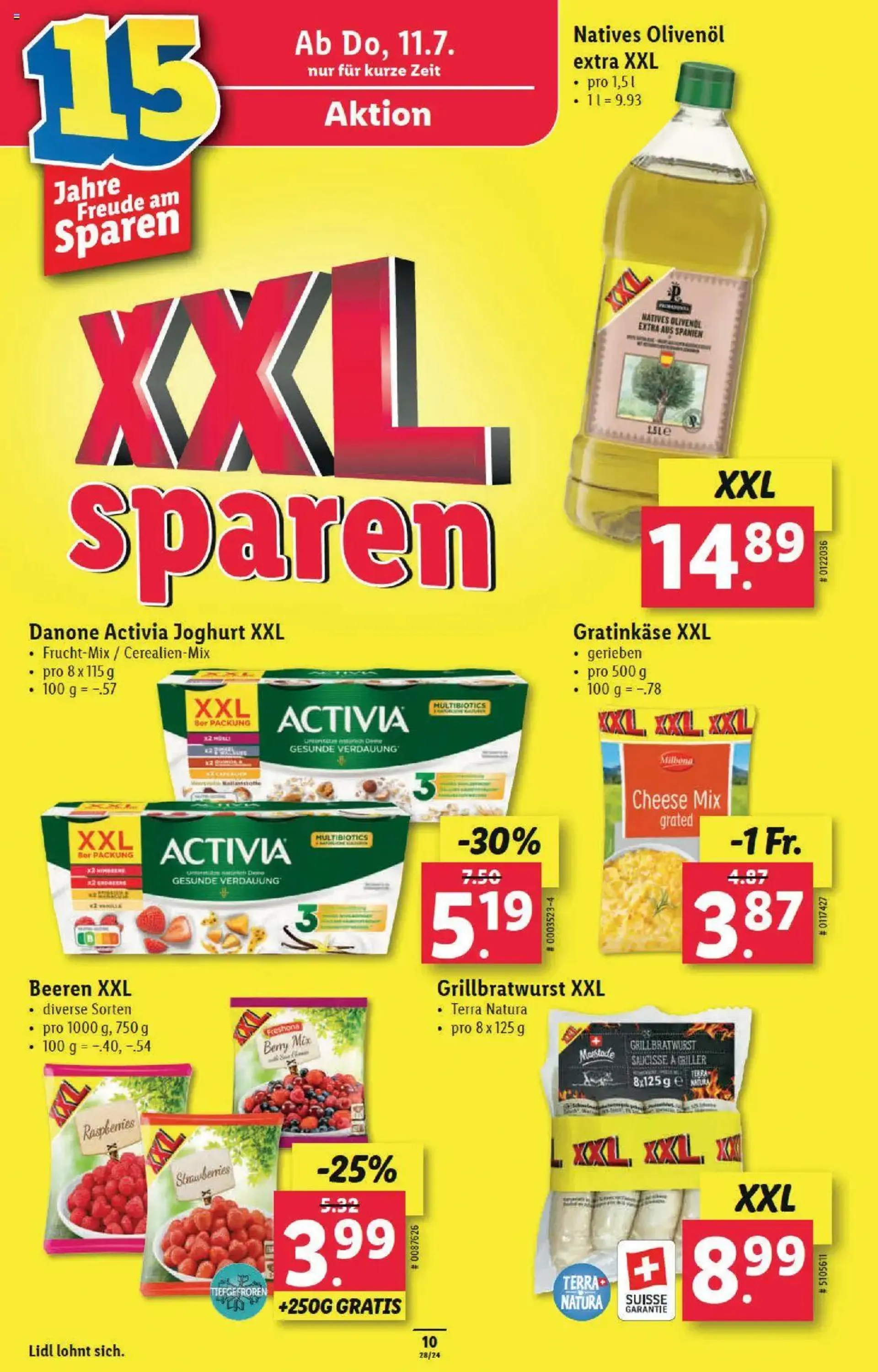 Lidl Aktionen von 11. Juli bis 17. Juli 2024 - Prospekt seite  10