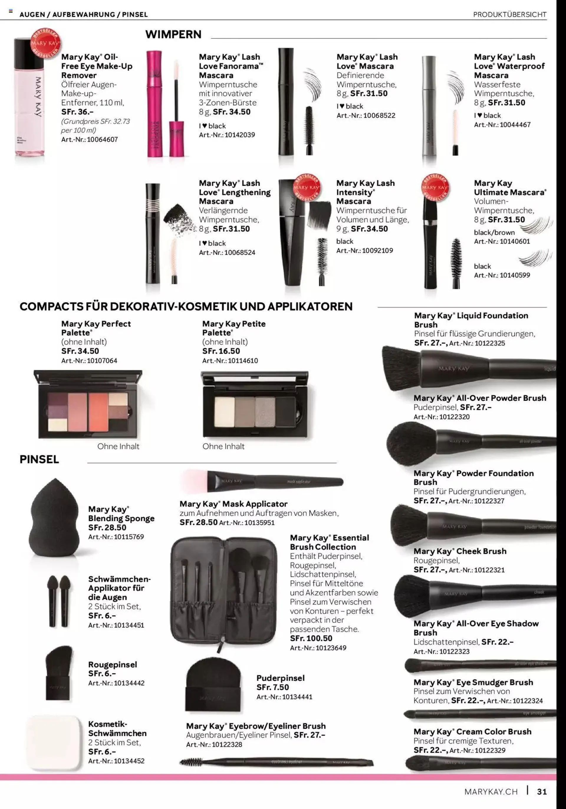 Mary Kay Aktionen von 17. April bis 31. Dezember 2023 - Prospekt seite  31